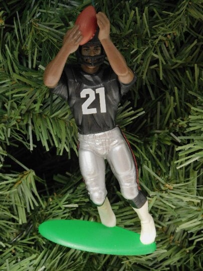 ATLANTA FALCONS Christmas tree ornaments Deion Sanders/Jamal Anderson/Andre Rison/Chris Chandler/Chris Miller xmas NFL football unique gift