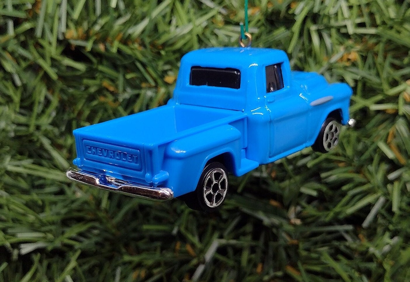 Chevy Truck Ornament 1957 Christmas Gift Idea fun automotive gift for car enthusiast or man cave tree Chevrolet Pickup