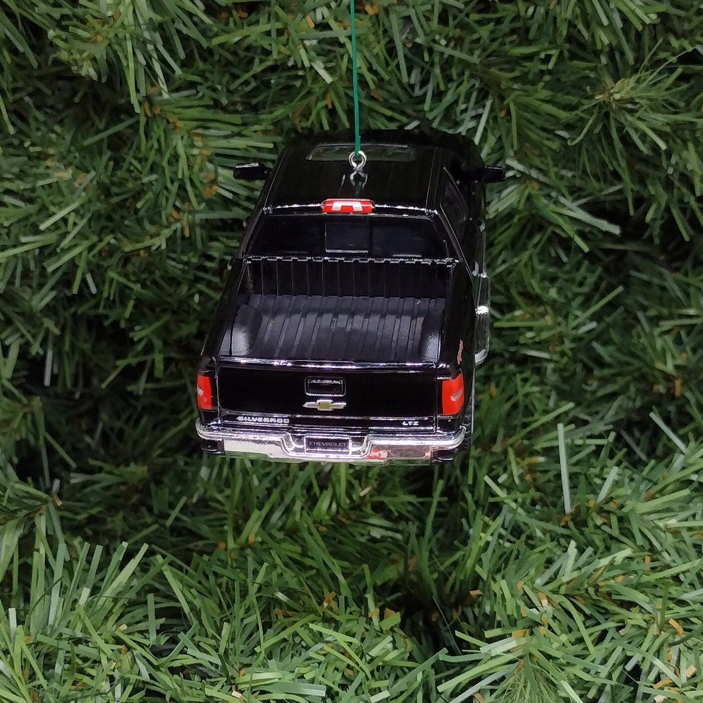 Chevy Silverado Ornament Christmas Tree Decoration Fun Automotive Xmas Gift Idea 5 inches long Chevrolet pickup truck