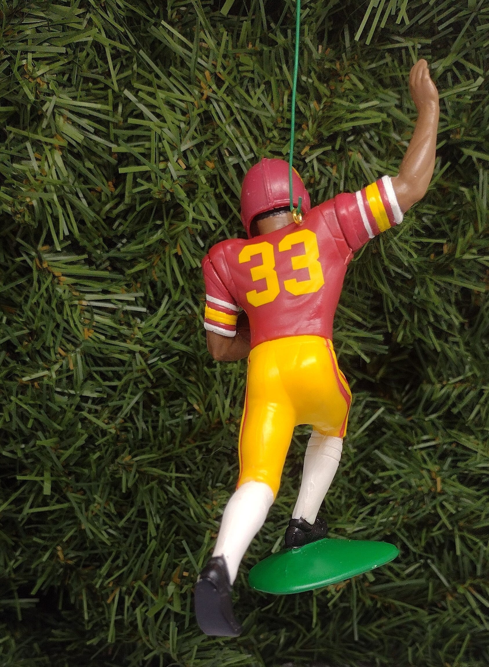 USC TROJANS Christmas ornament Marcus Allen xmas NCAA football unique gift idea University of Southern California