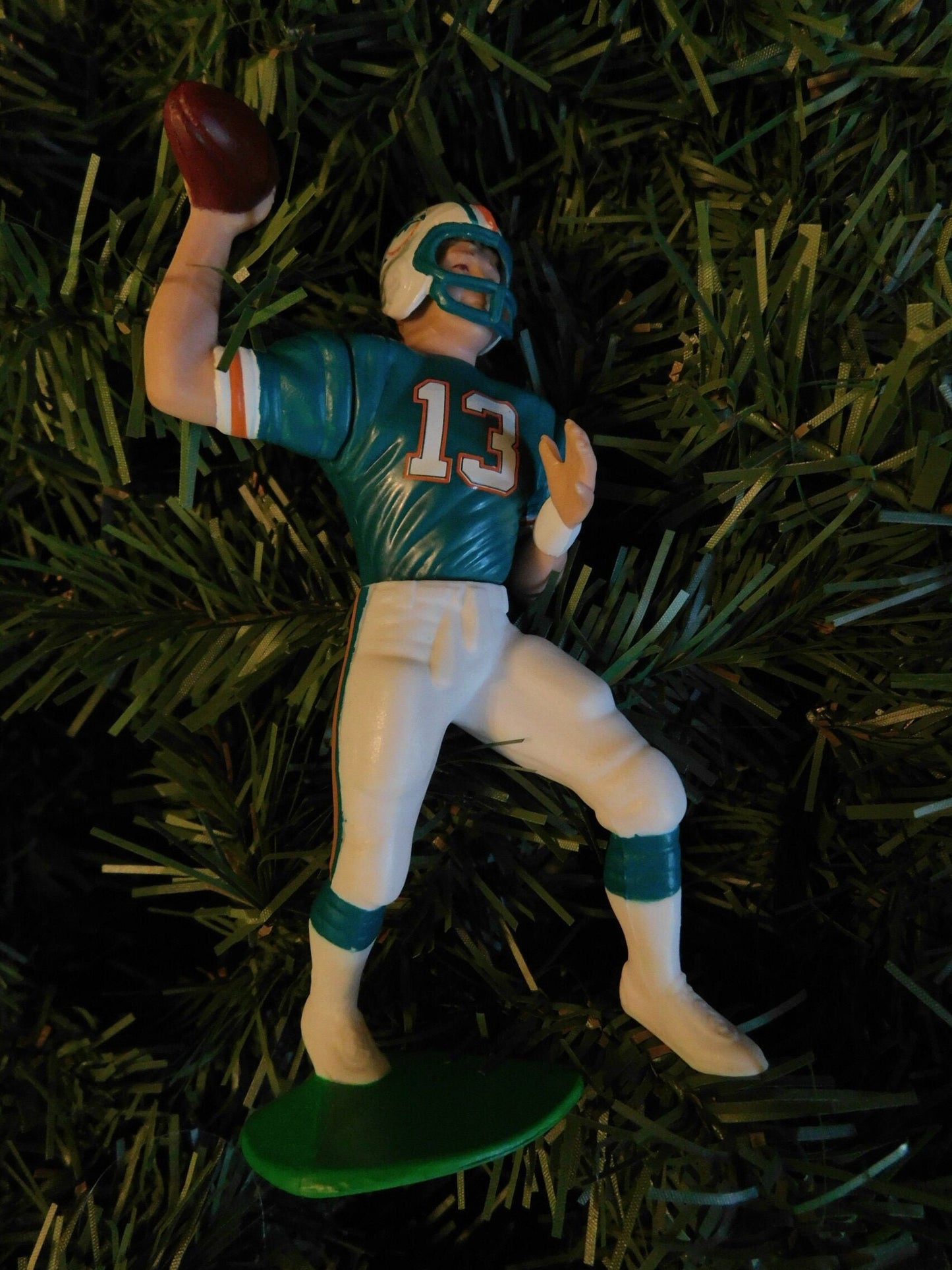 Dan Marino MIAMI DOLPHINS Christmas tree ornament xmas nfl football figure unique gift idea