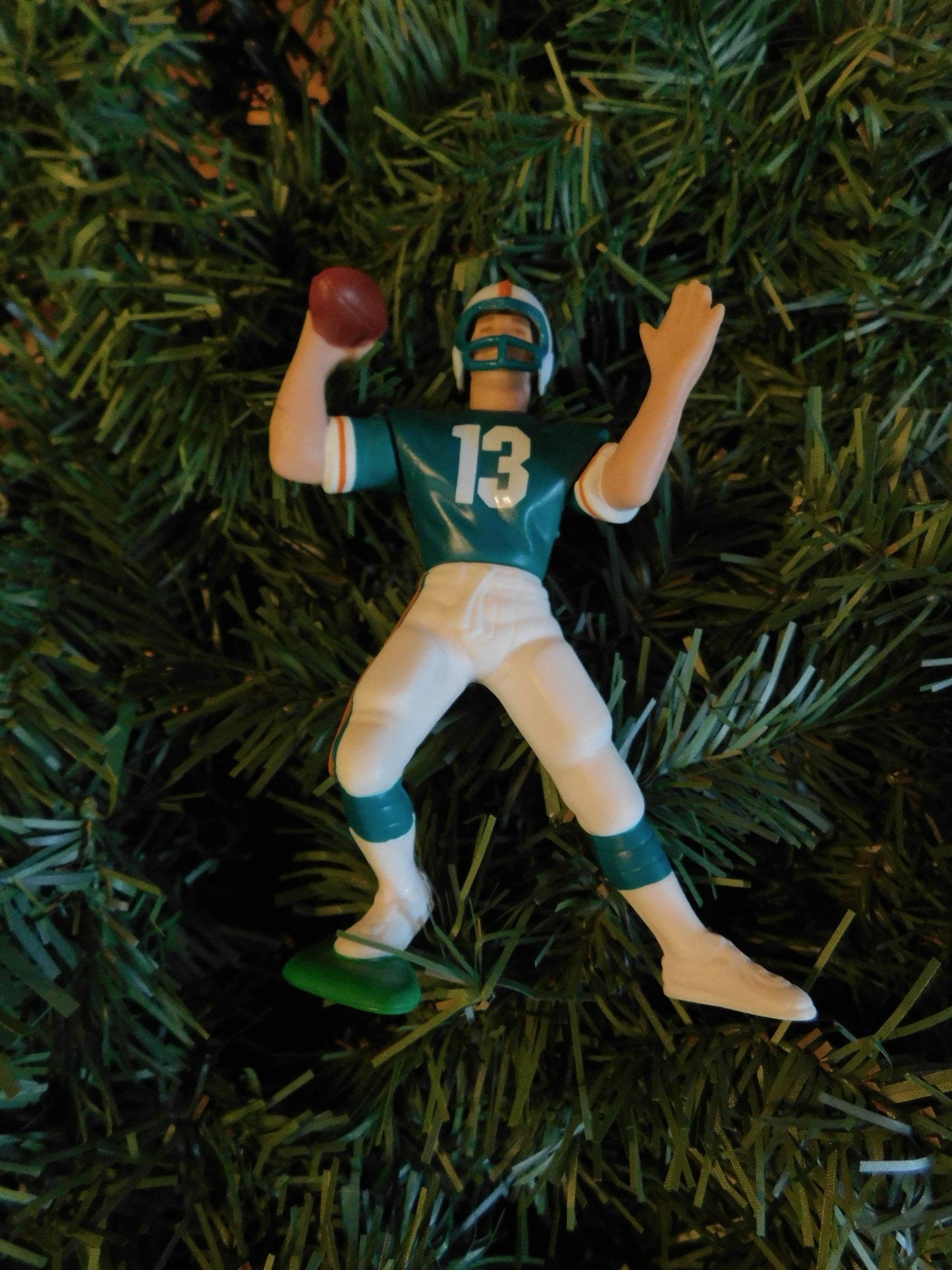 Dan Marino MIAMI DOLPHINS Christmas tree ornament xmas nfl football figure unique gift idea