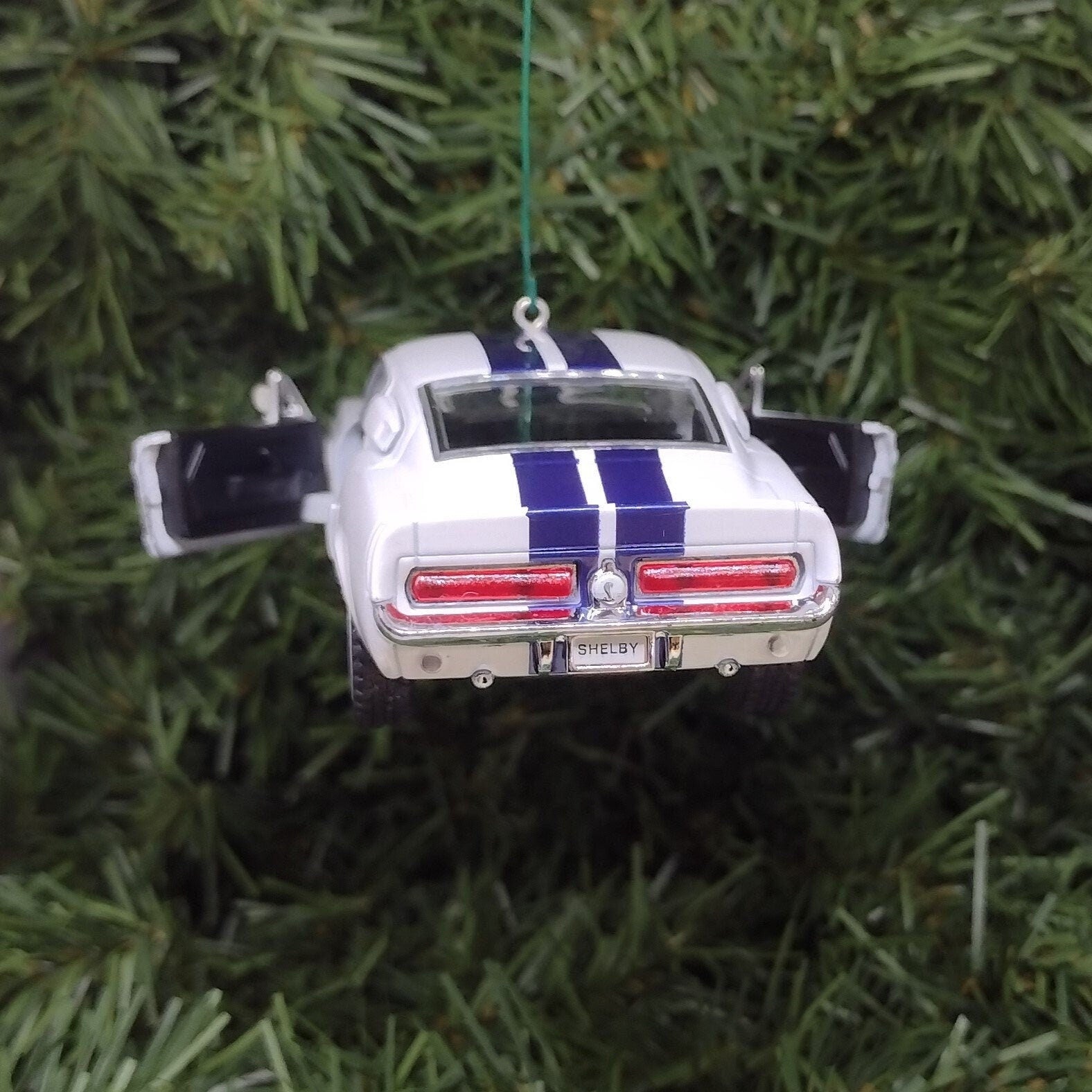 Ford Mustang Ornament Christmas Gift Idea 1967 Shelby GT 500 Fun Automotive Xmas tree Decoration 5 inches long