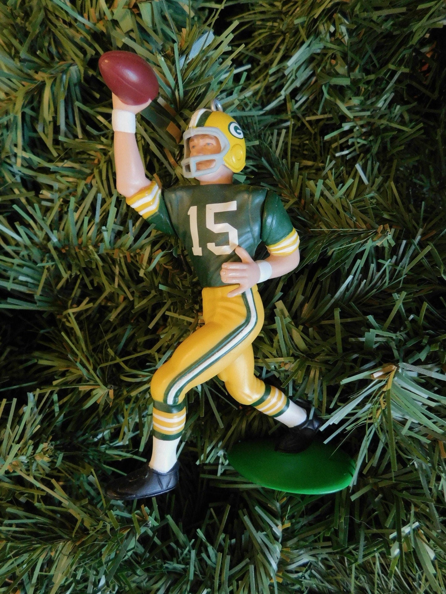 Bart Starr Green Bay PACKERS Christmas tree Ornament xmas NFL football figure unique gift