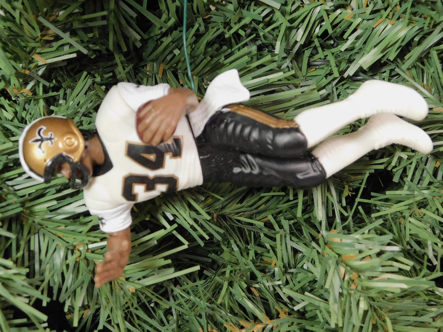 Ricky Williams NEW ORLEANS SAINTS Christmas tree ornament xmas nfl football figure unique gift idea