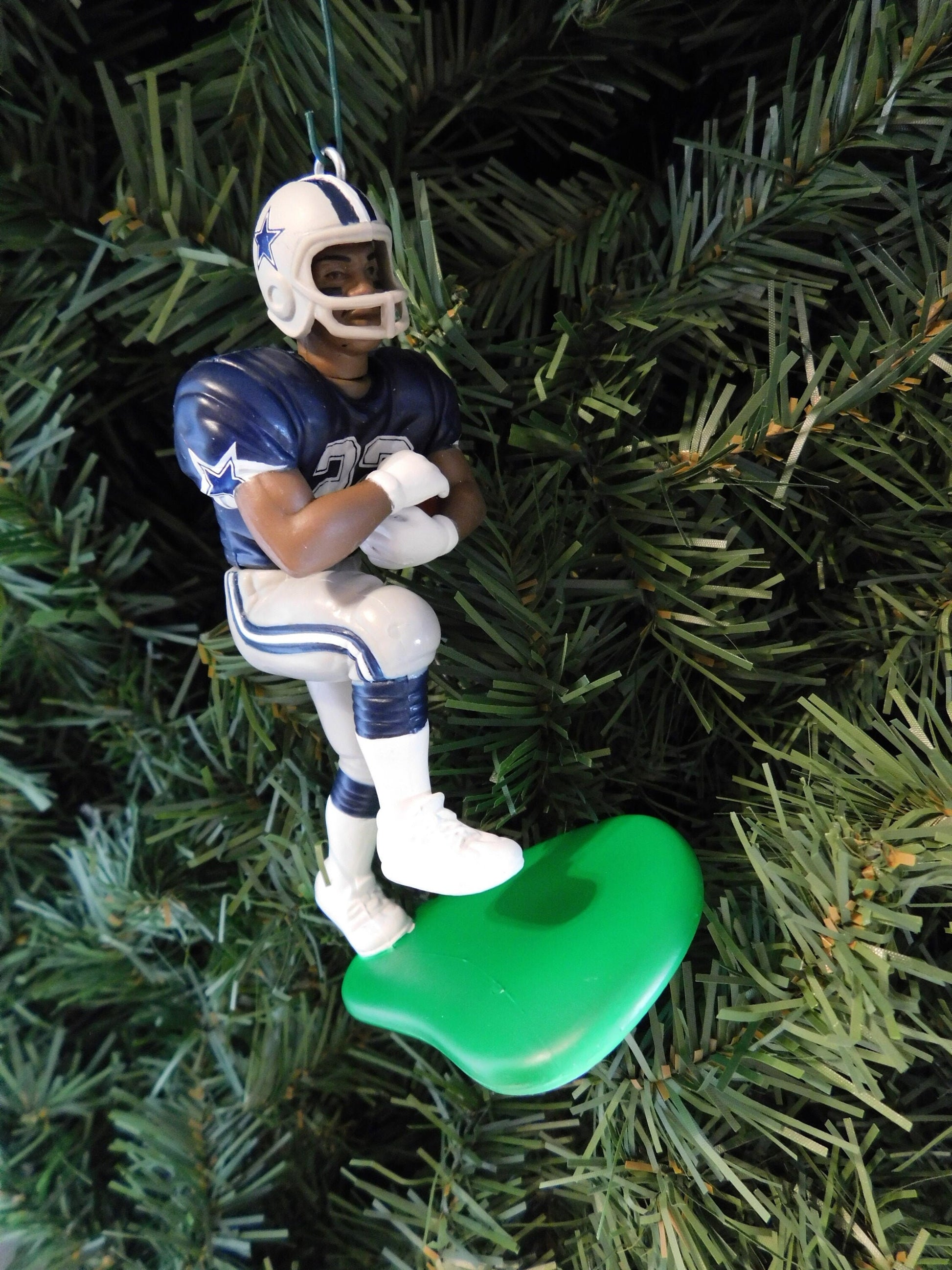 Emmitt Smith DALLAS COWBOYS Christmas tree ornament xmas NFL football figure unique gift idea