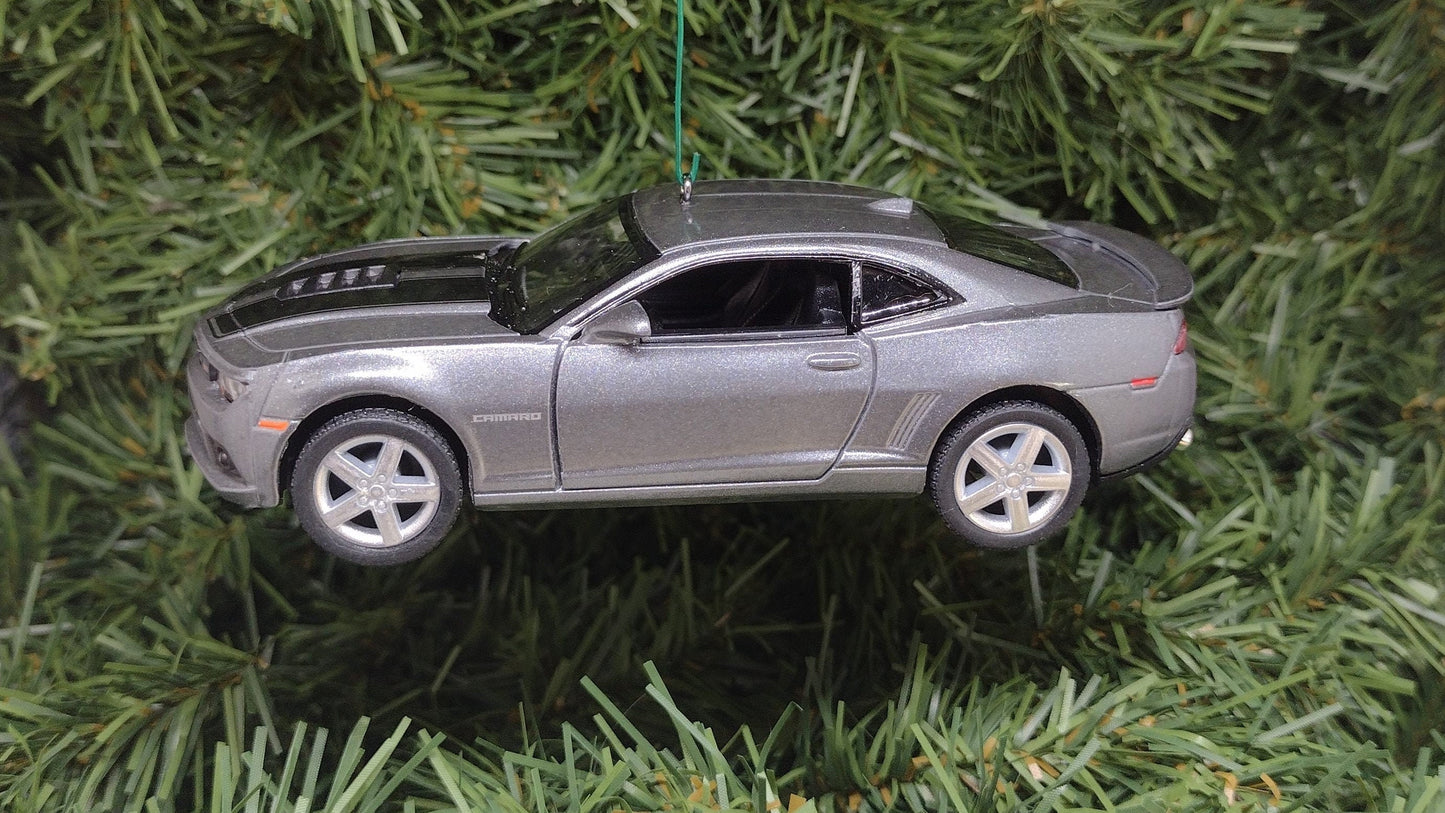 Chevy Camaro Ornament 2014 Christmas Tree Decoration Fun Automotive Xmas Gift Idea 5 inches long Chevrolet