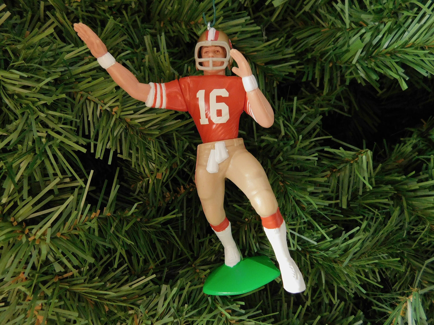 Joe Montana SAN FRANCISCO 49ERS Ornament Christmas Tree Decoration NFL football unique gift idea