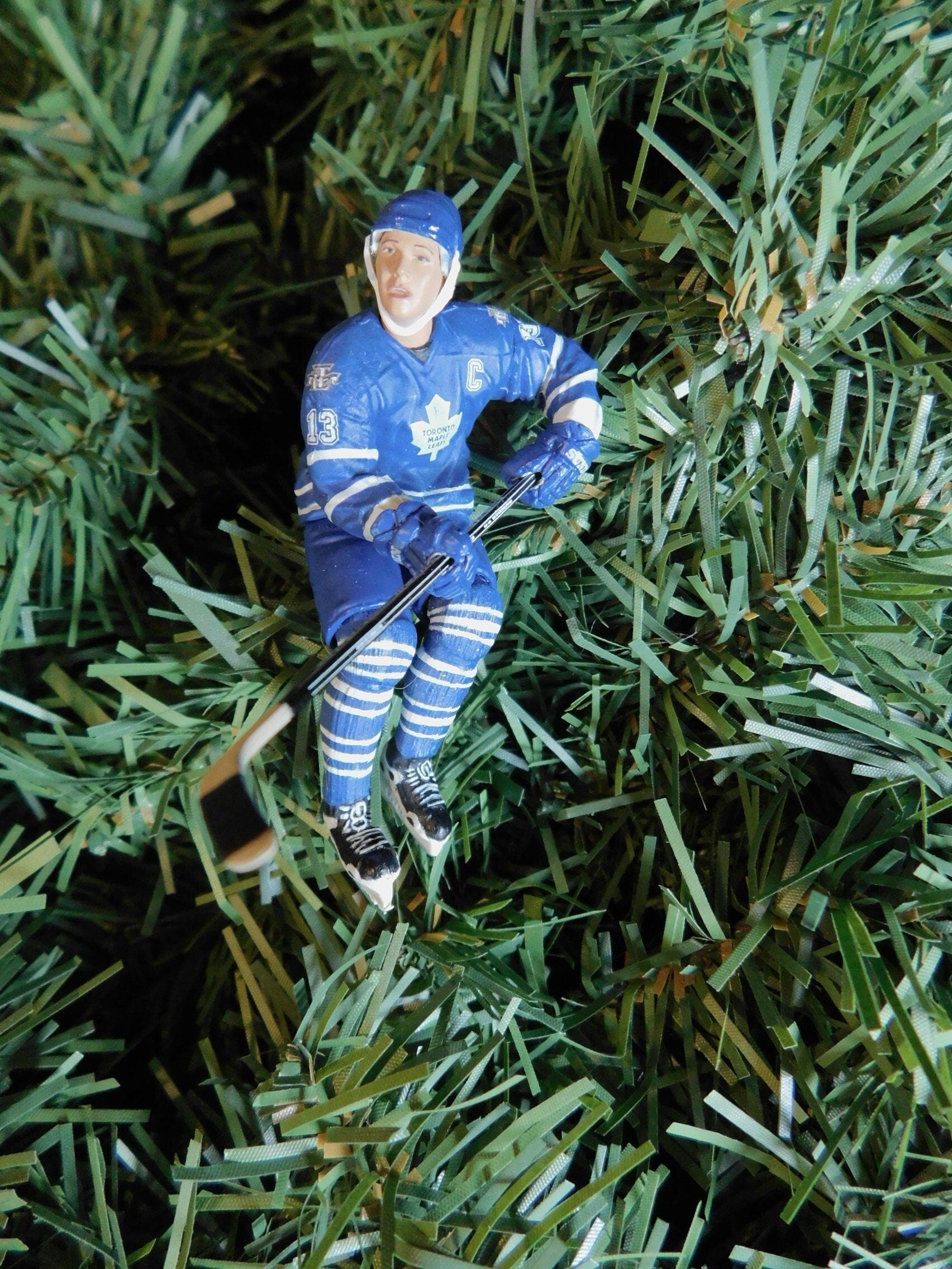 TORONTO MAPLE LEAFS Christmas tree ornaments Felix Potvin/Doug Gilmour/Mats Sundin/James Van Riemsdyk xmas nhl hockey figure