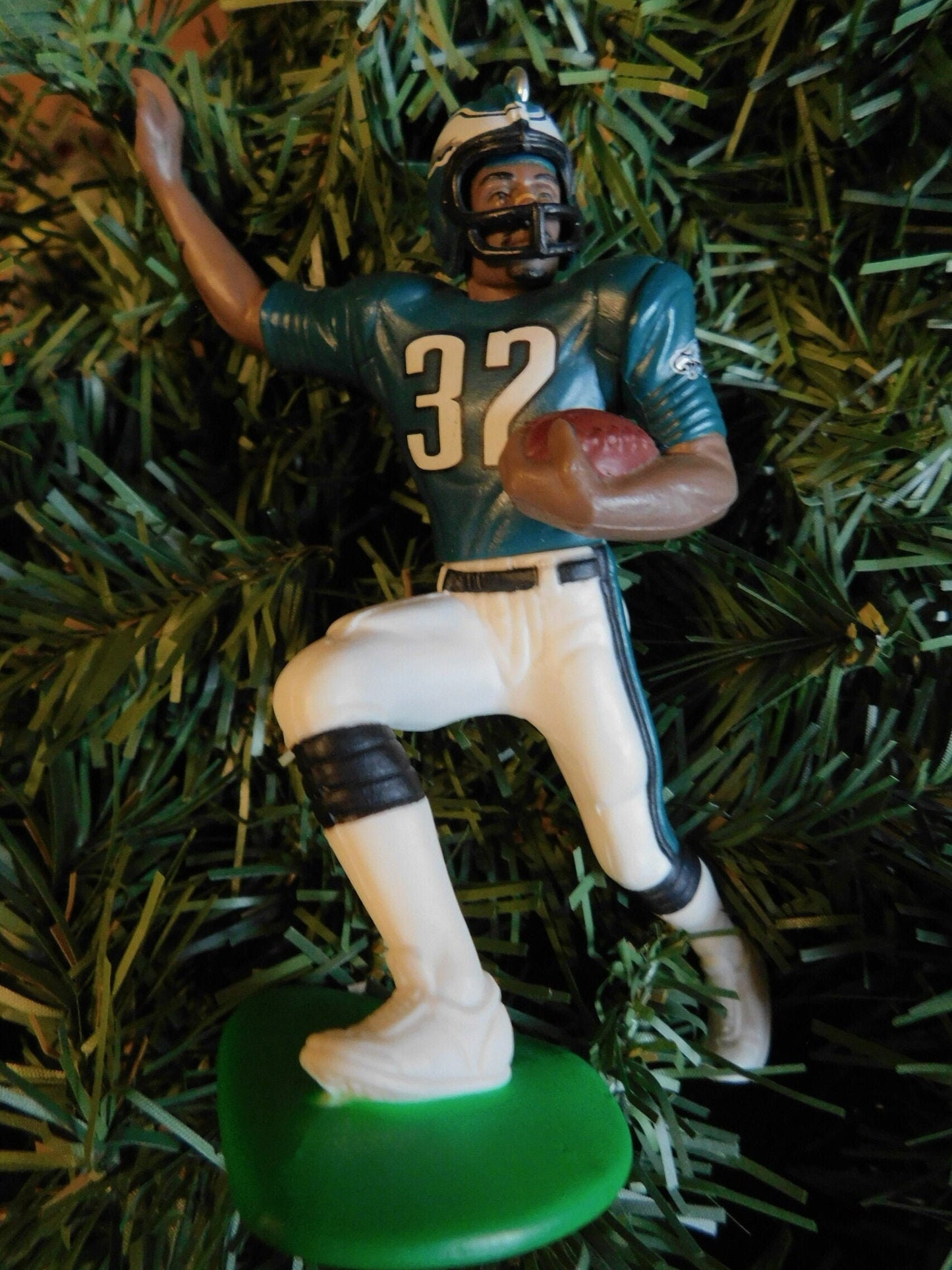 PHILADELPHIA EAGLES Christmas tree ornaments Donovan McNabb / Ricky Watters / Nick Foles xmas NFL football unique gift