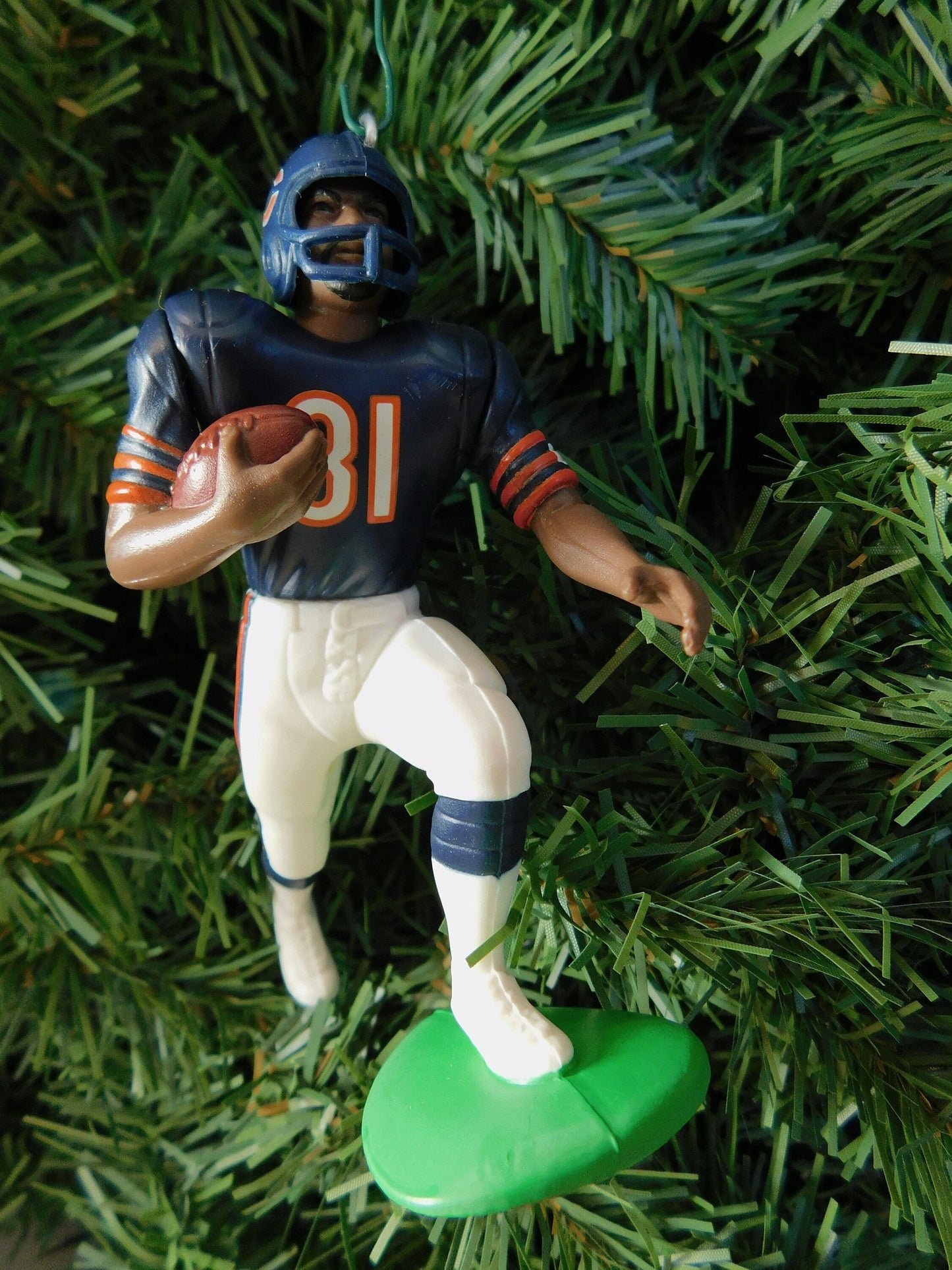 CHICAGO BEARS Christmas ornaments Mike Tomczak/Rashaan Salaam/Neal Anderson/Chris Zorich xmas tree nfl football unique gift idea