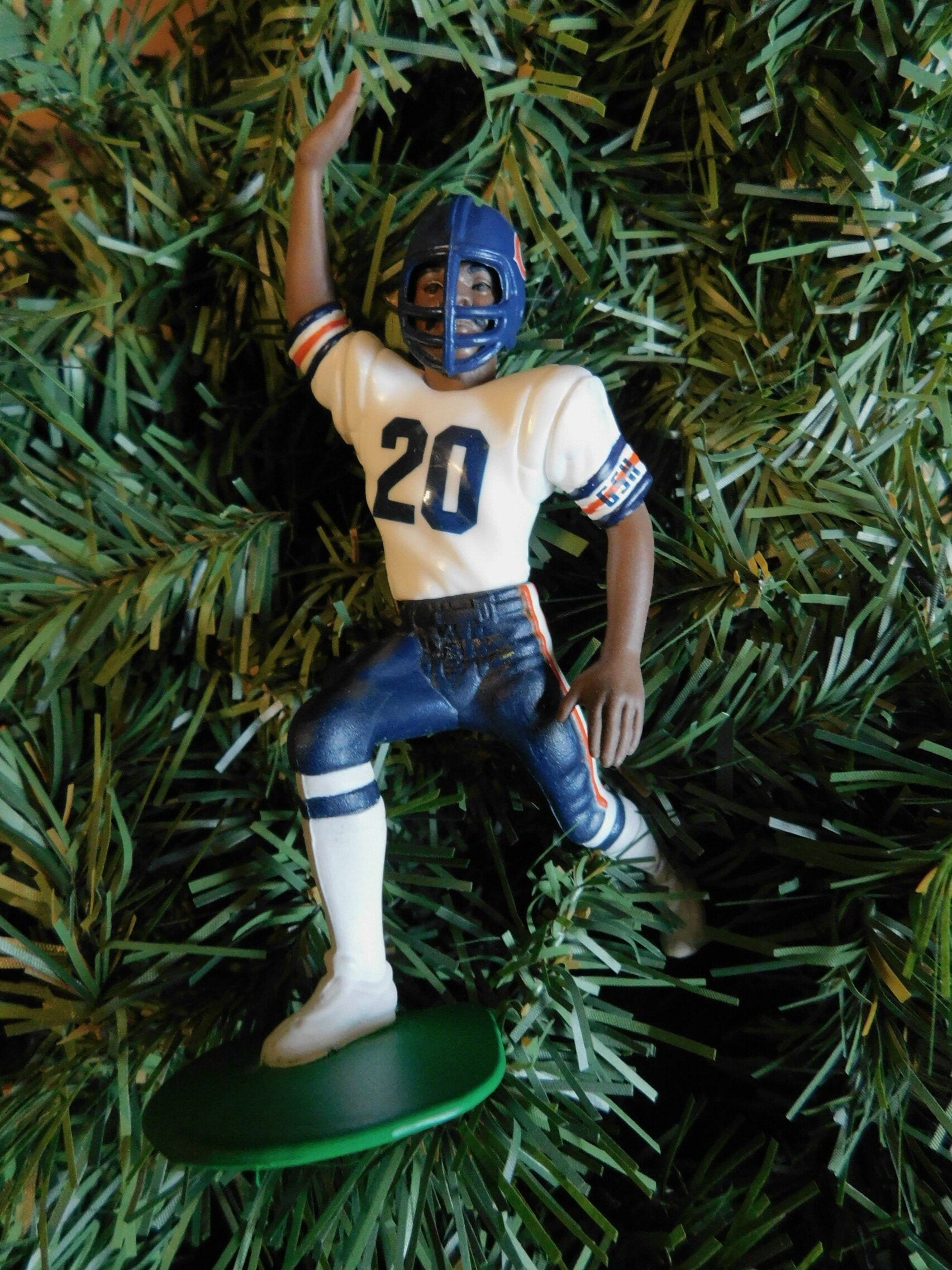 CHICAGO BEARS Christmas ornaments Mike Tomczak/Rashaan Salaam/Neal Anderson/Chris Zorich xmas tree nfl football unique gift idea