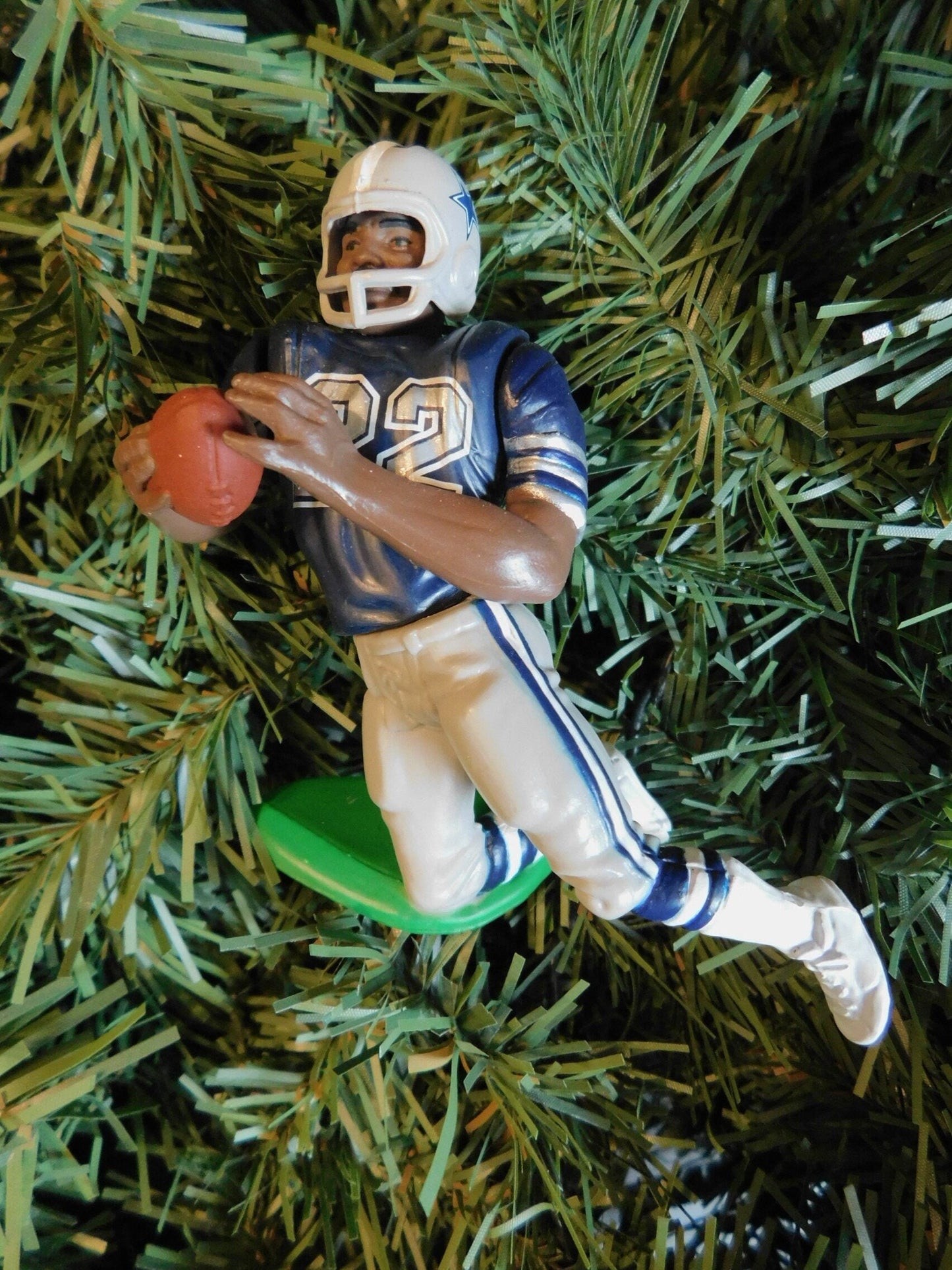 Emmitt Smith DALLAS COWBOYS Christmas tree ornament xmas NFL football figure unique gift idea