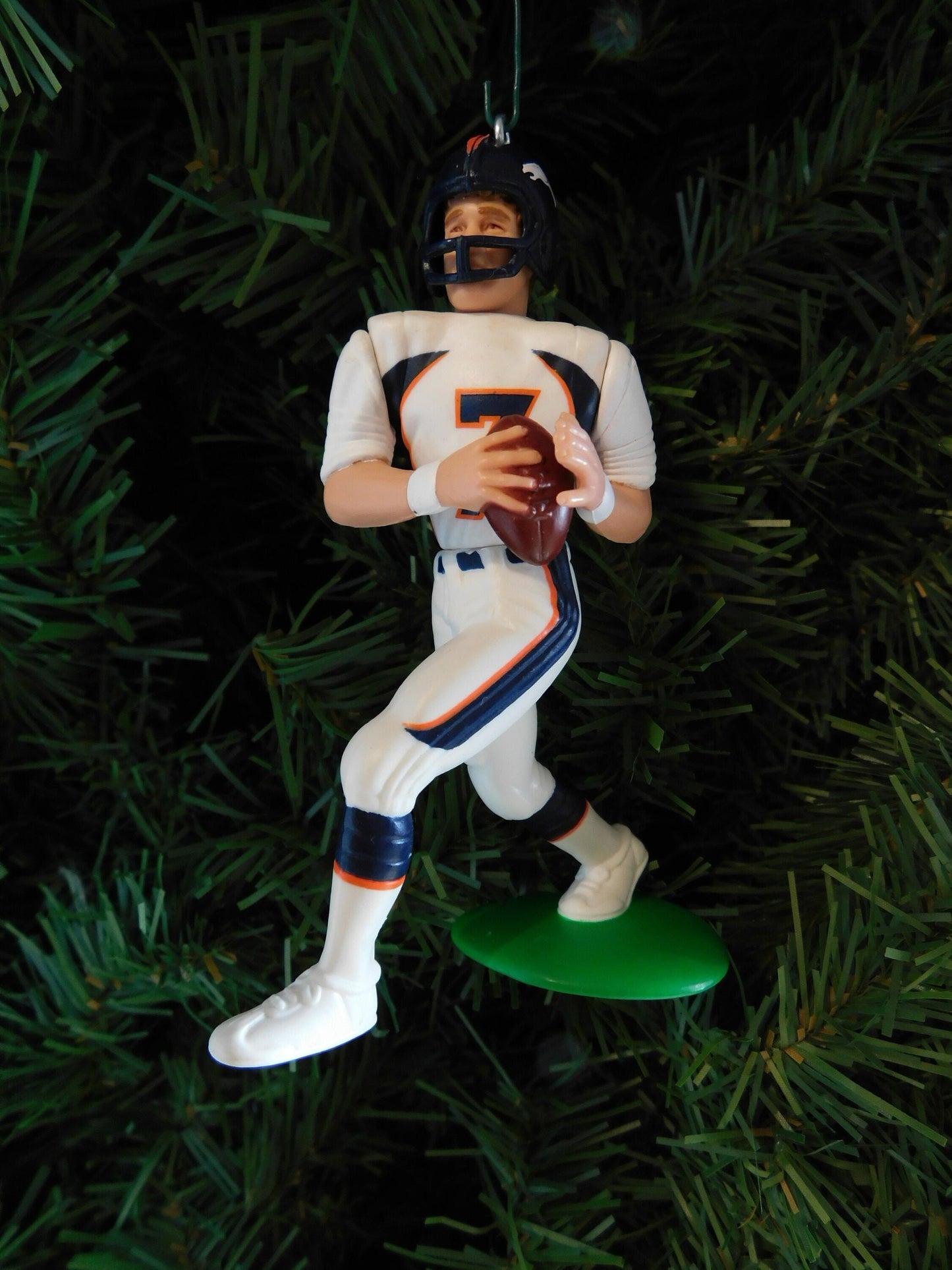 John Elway DENVER BRONCOS Christmas tree ornament xmas NFL football figure unique gift idea