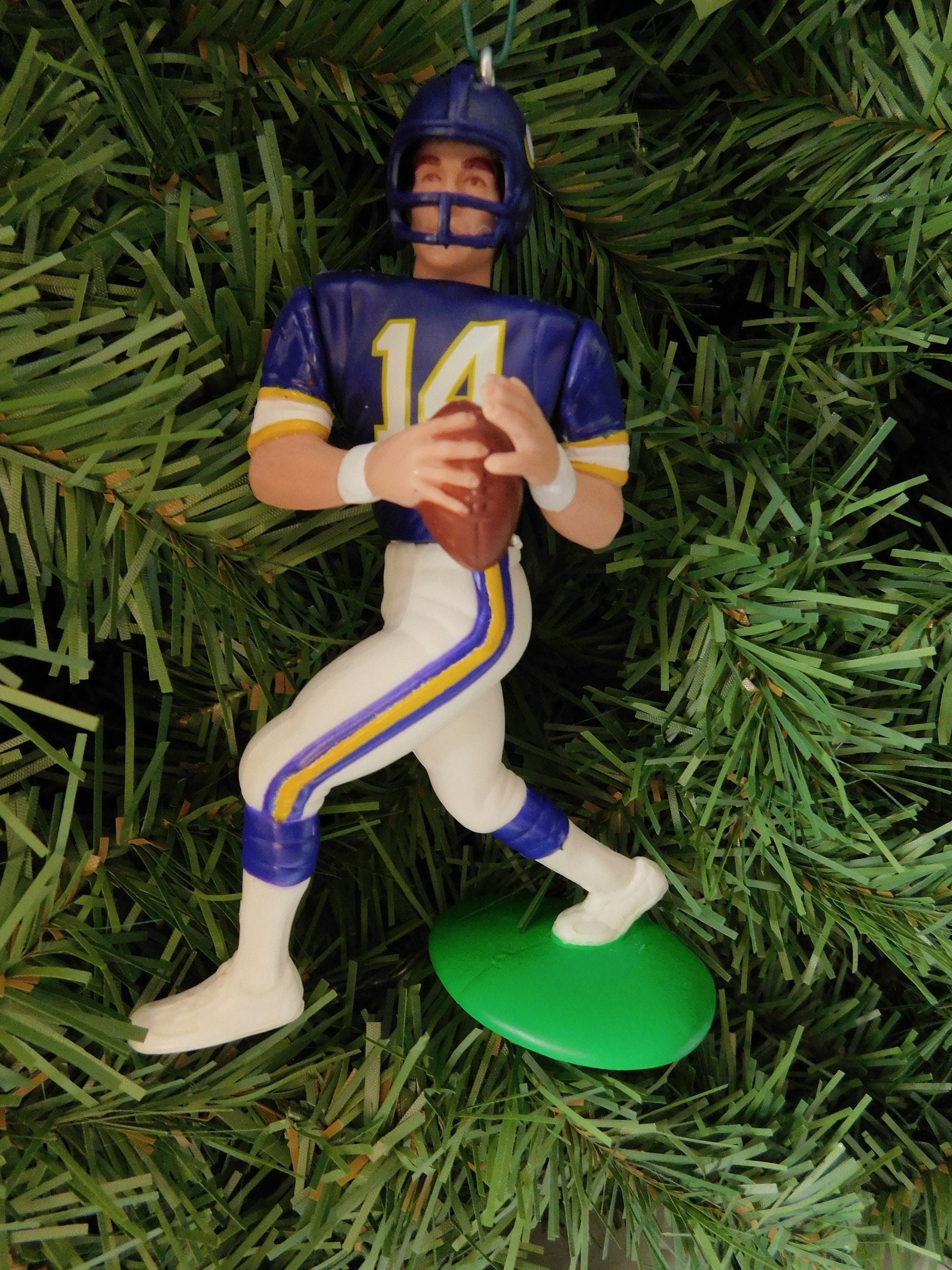 MINNESOTA VIKINGS Christmas tree ornaments Randall Cunningham/Warren Moon/Brad Johnson/Herschel Walker nfl football figure unique gift idea