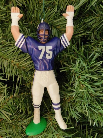 MINNESOTA VIKINGS Christmas tree ornaments Randall Cunningham/Warren Moon/Brad Johnson/Herschel Walker nfl football figure unique gift idea