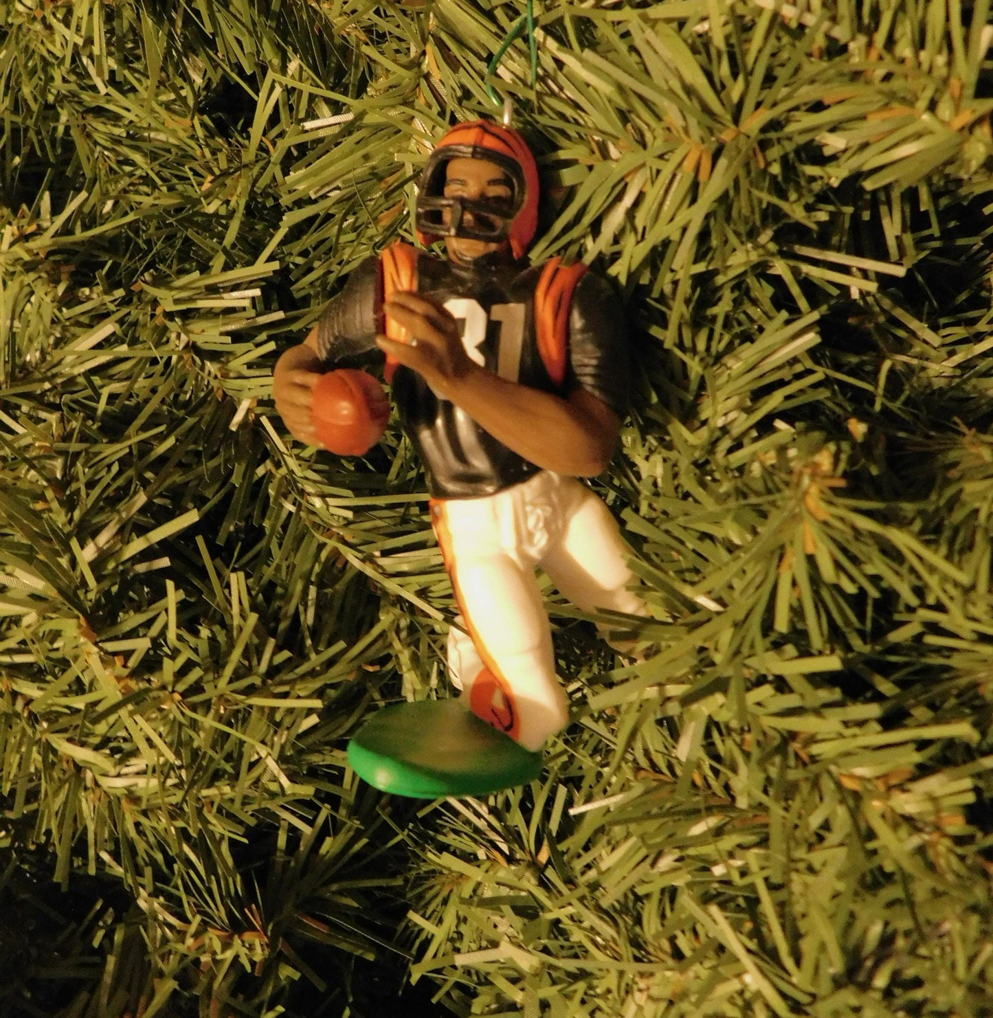 Cincinnati Bengals Ornament Christmas Gift Idea Anthony Munoz Carl Pickens Domata Peko Peter Warrick Pat McInally