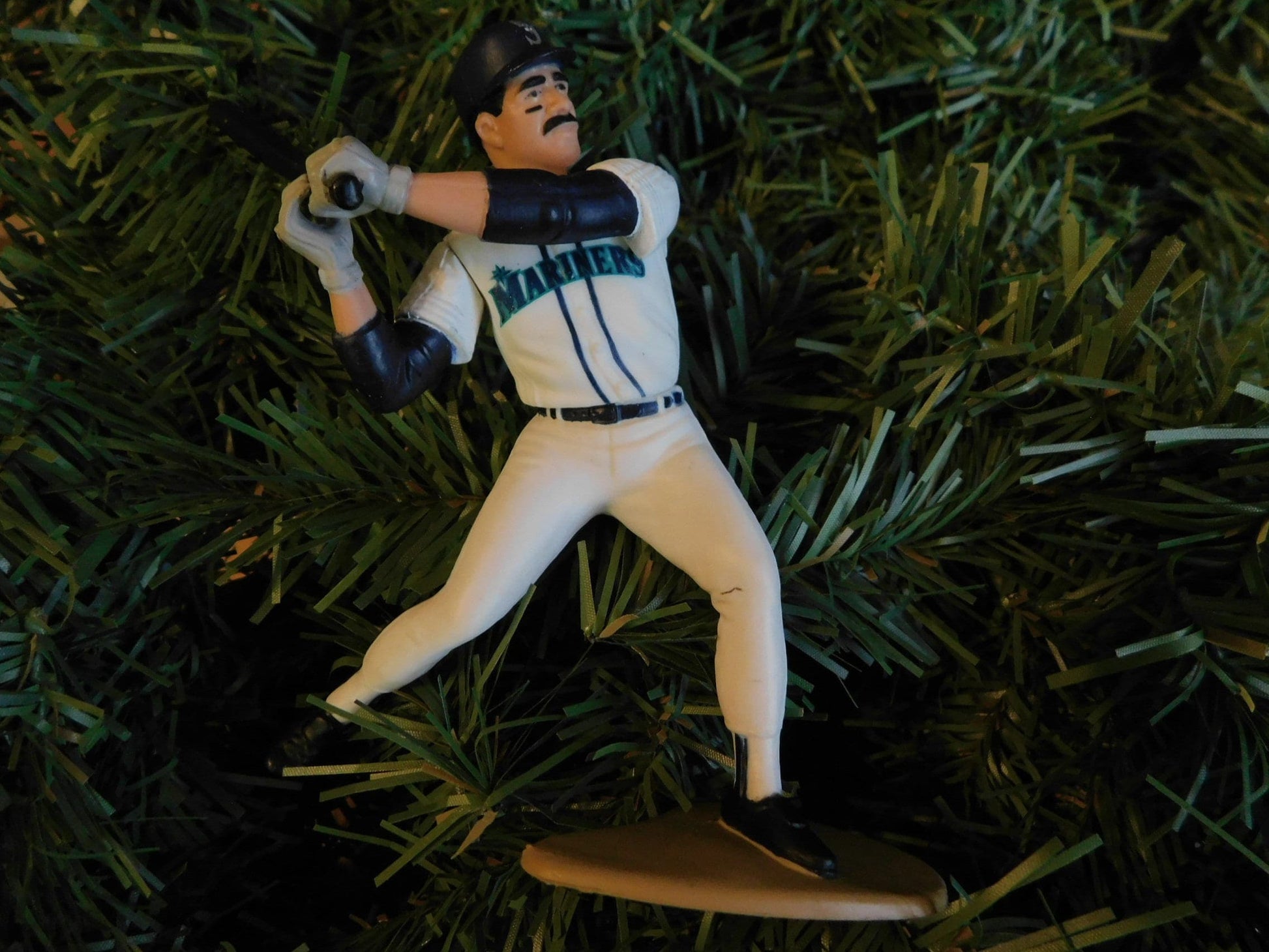 SEATTLE MARINERS Mark Langston/Alvin Davis/Edgar Martinez Christmas tree ornament mlb baseball xmas figure unique gift idea