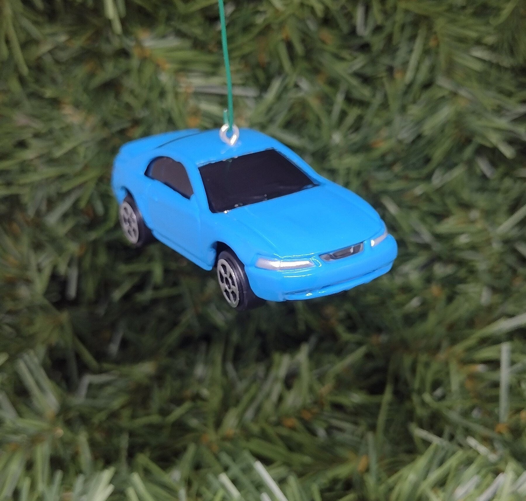 Ford Mustang Christmas ornament fun automotive gift idea for car enthusiast /man cave unique xmas tree