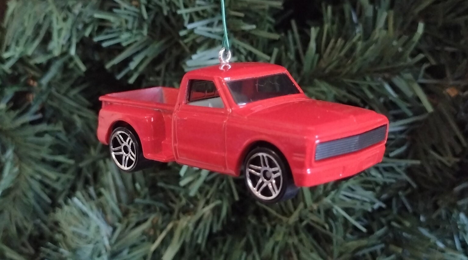 Chevy 1969 Pickup Truck Christmas tree ornament fun classic automotive gift for car enthusiast /man cave tree Chevrolet unique xmas