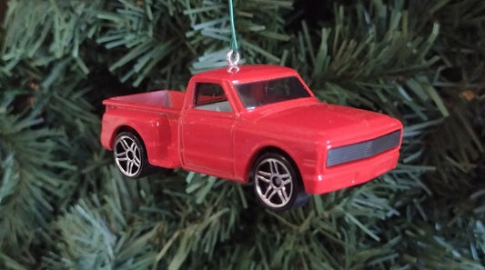 Chevy 1969 Pickup Truck Christmas tree ornament fun classic automotive gift for car enthusiast /man cave tree Chevrolet unique xmas