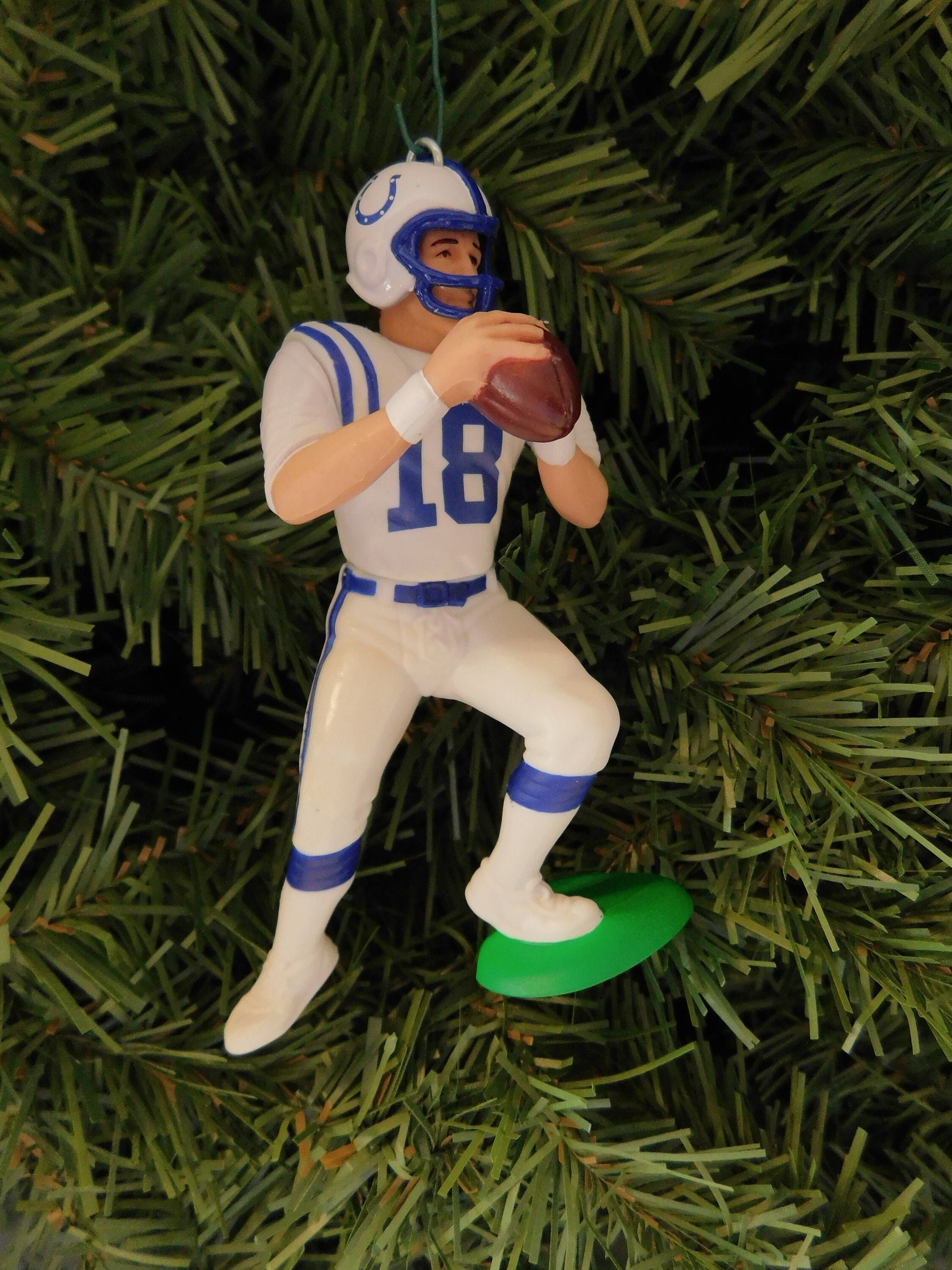 Peyton Manning INDIANAPOLIS COLTS Christmas tree ornament xmas NFL football figure unique gift idea