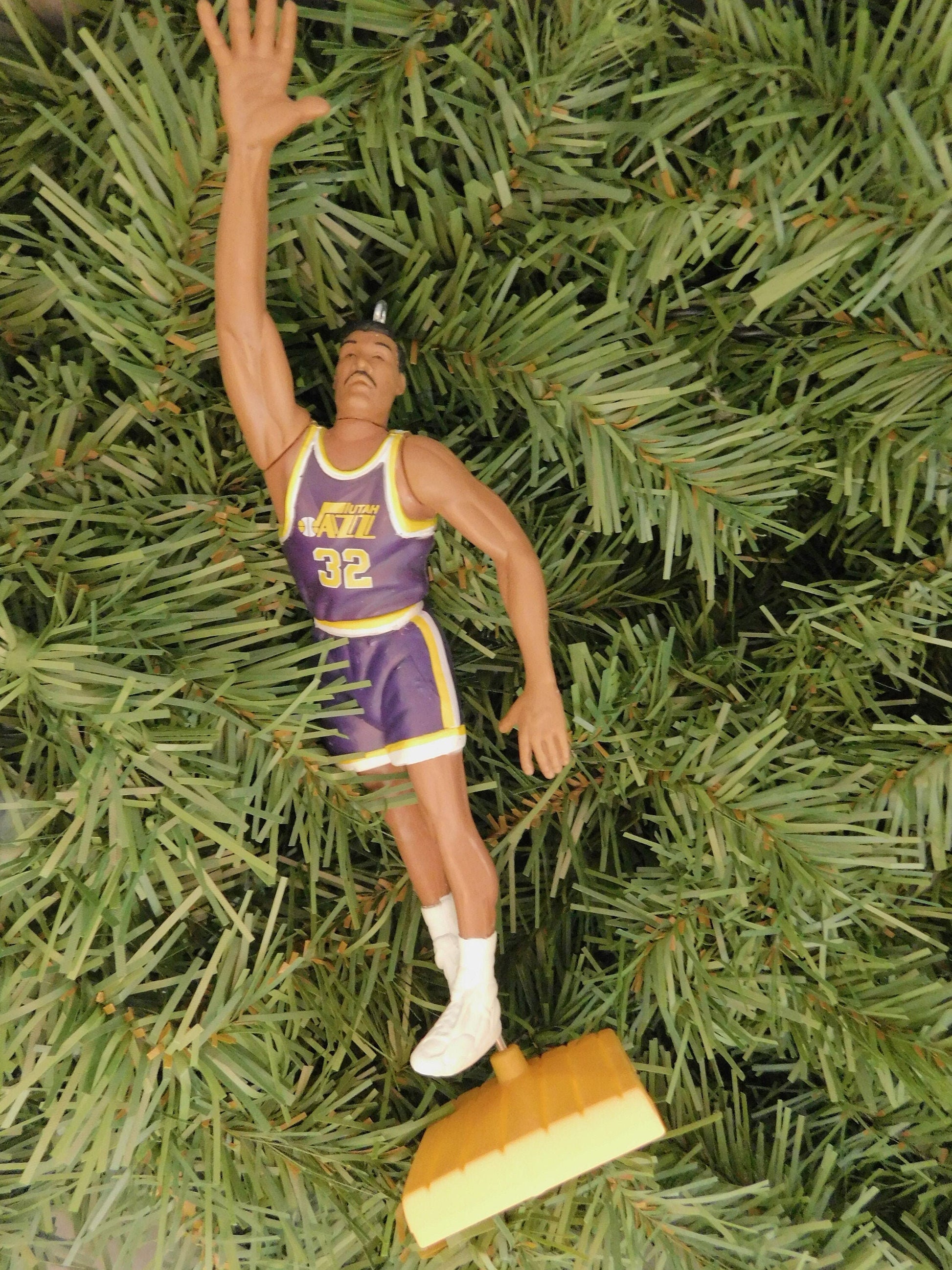 UTAH JAZZ Christmas tree ornaments Karl Malone/John Stockton xmas NBA basketball figure unique gift idea