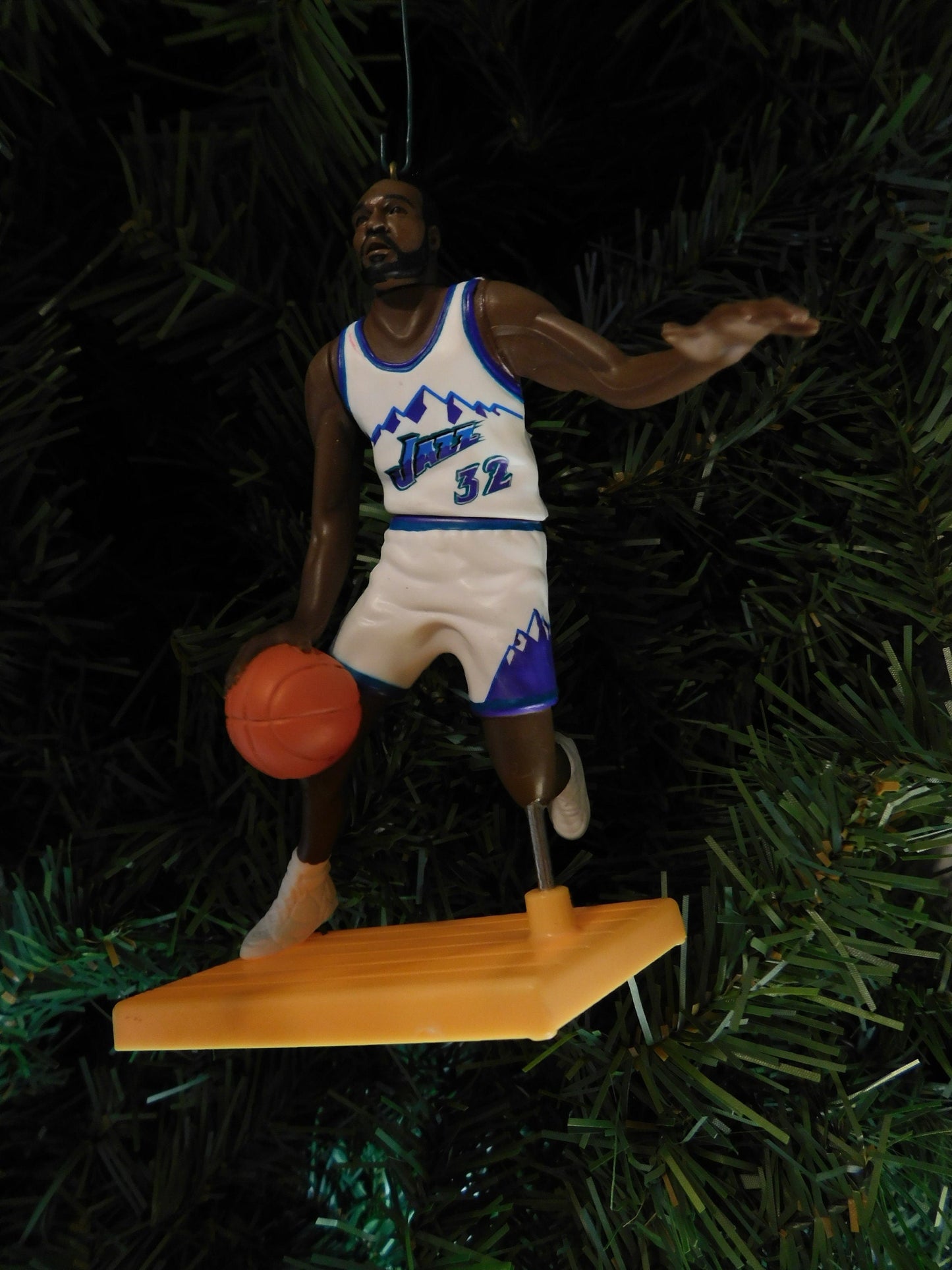 UTAH JAZZ Christmas tree ornaments Karl Malone/John Stockton xmas NBA basketball figure unique gift idea