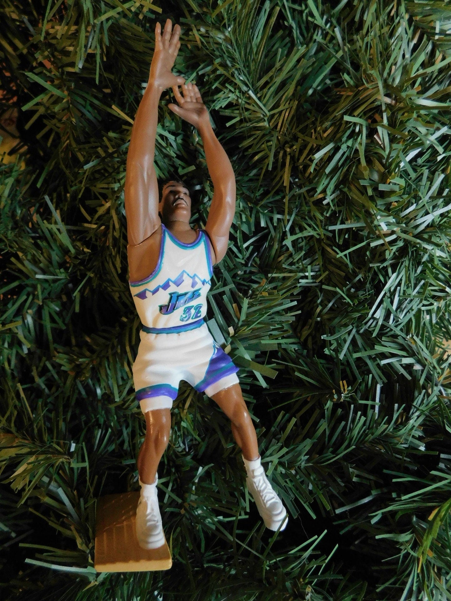 UTAH JAZZ Christmas tree ornaments Karl Malone/John Stockton xmas NBA basketball figure unique gift idea