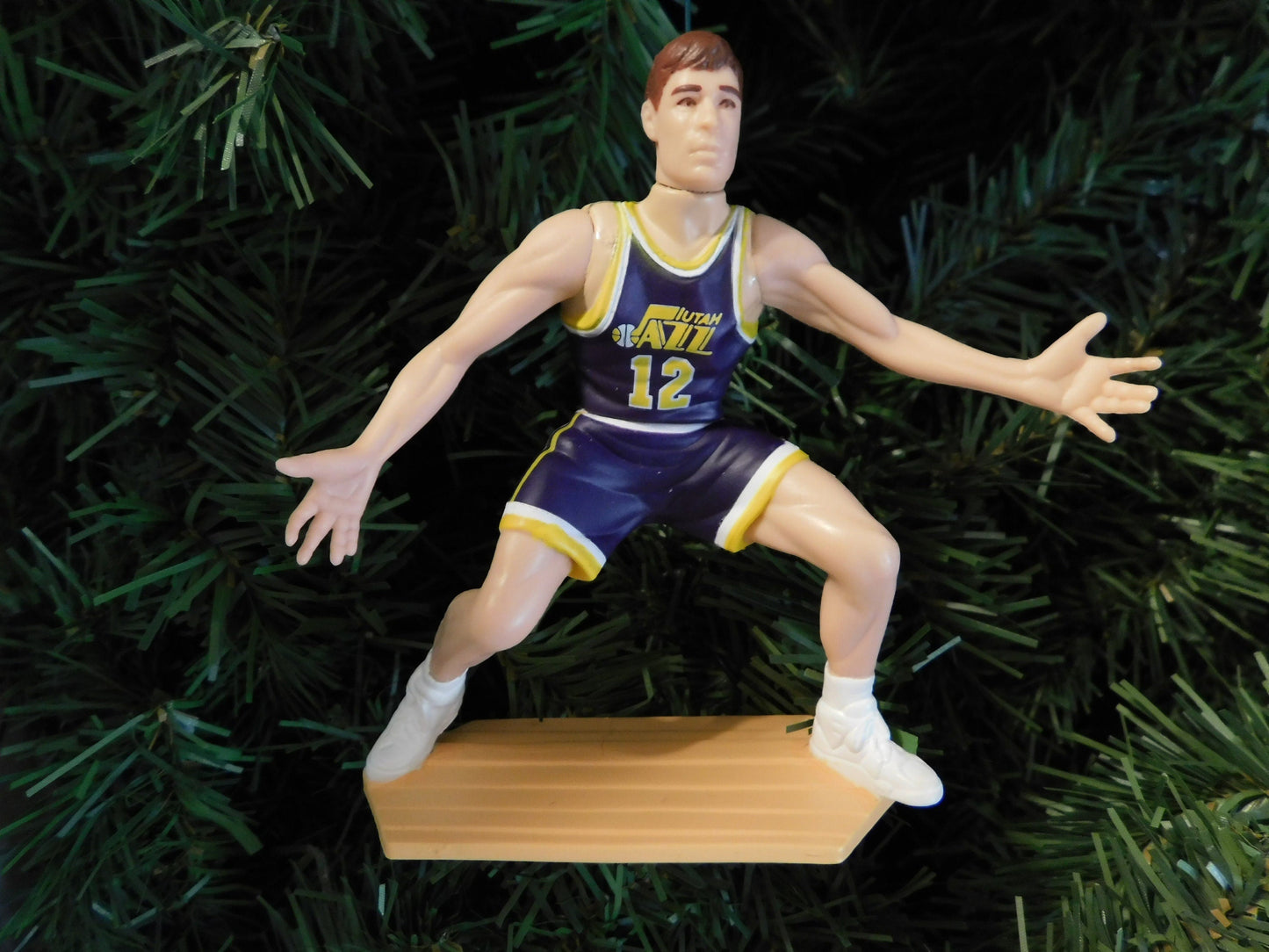 UTAH JAZZ Christmas tree ornaments Karl Malone/John Stockton xmas NBA basketball figure unique gift idea