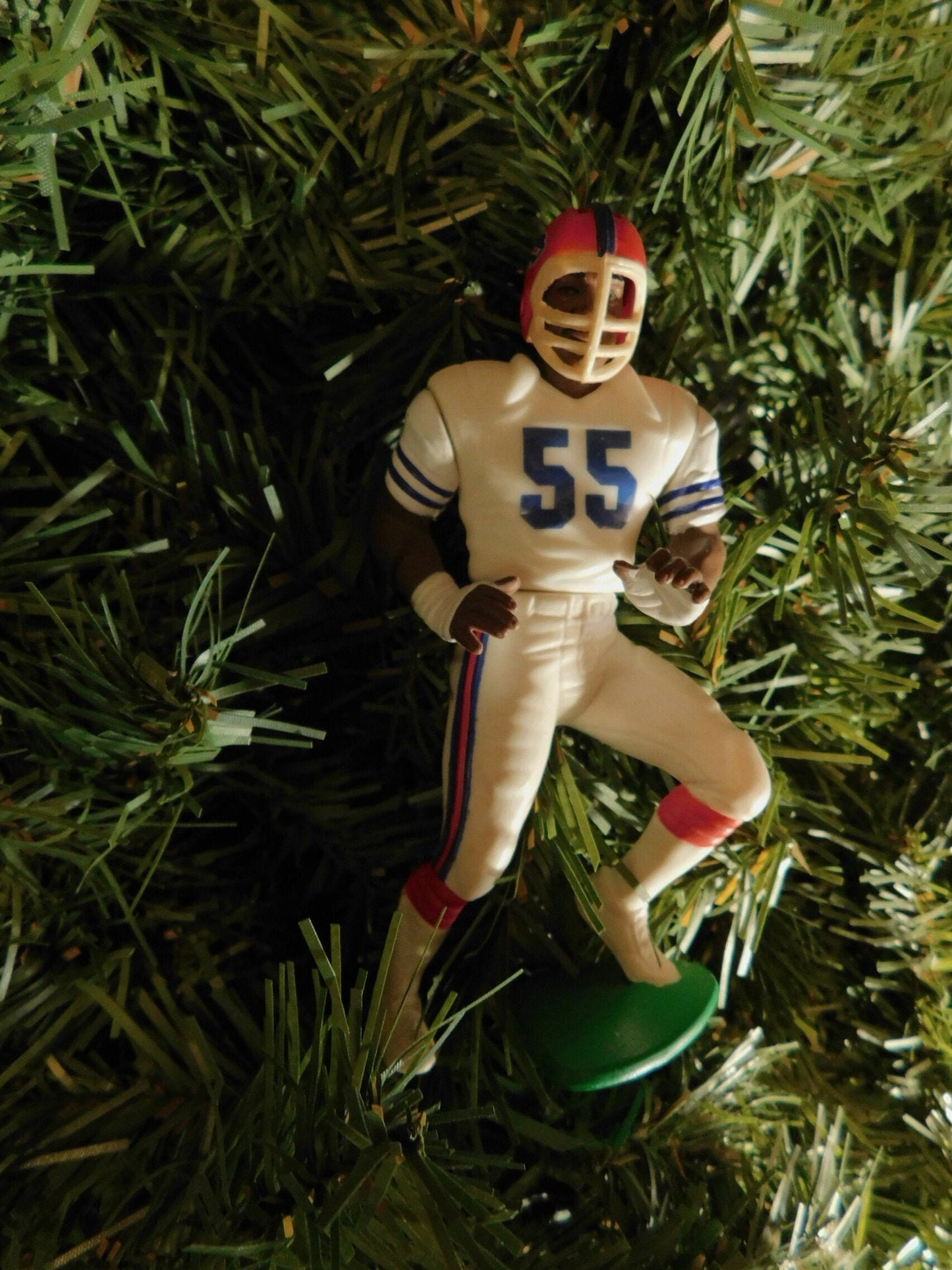 Cornelius Bennett BUFFALO BILLS Christmas tree ornament xmas NFL football figure unique gift idea