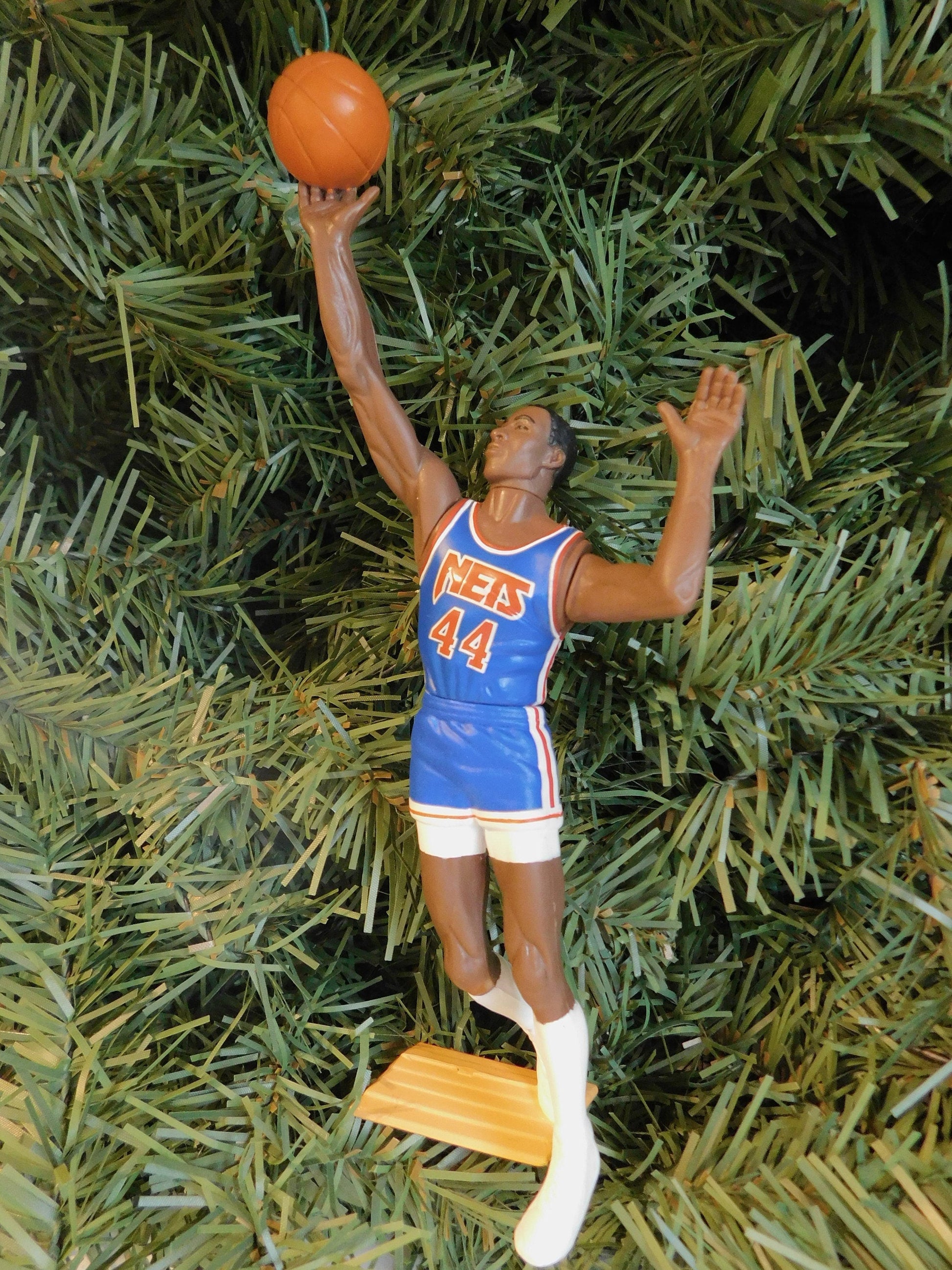 NEW JERSEY/BROOKLYN Nets Ornaments Christmas tree decoration Derrick Coleman-Keith Van Horn-Kenny Anderson-Jason Kidd xmas nba basketball