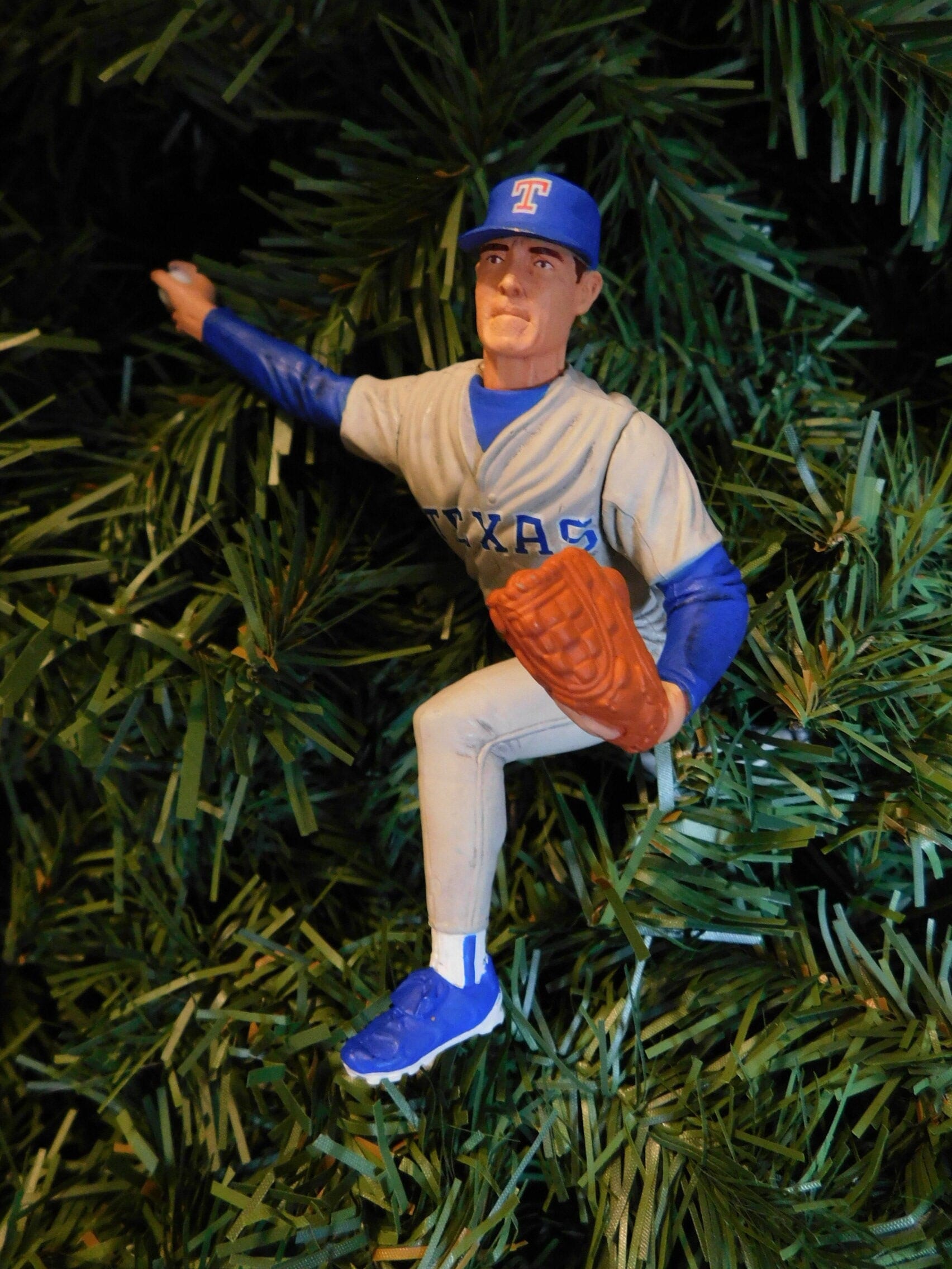 Nolan Ryan TEXAS RANGERS Ornament Christmas Tree Decoration MLB Baseball Xmas Unique Gift Idea