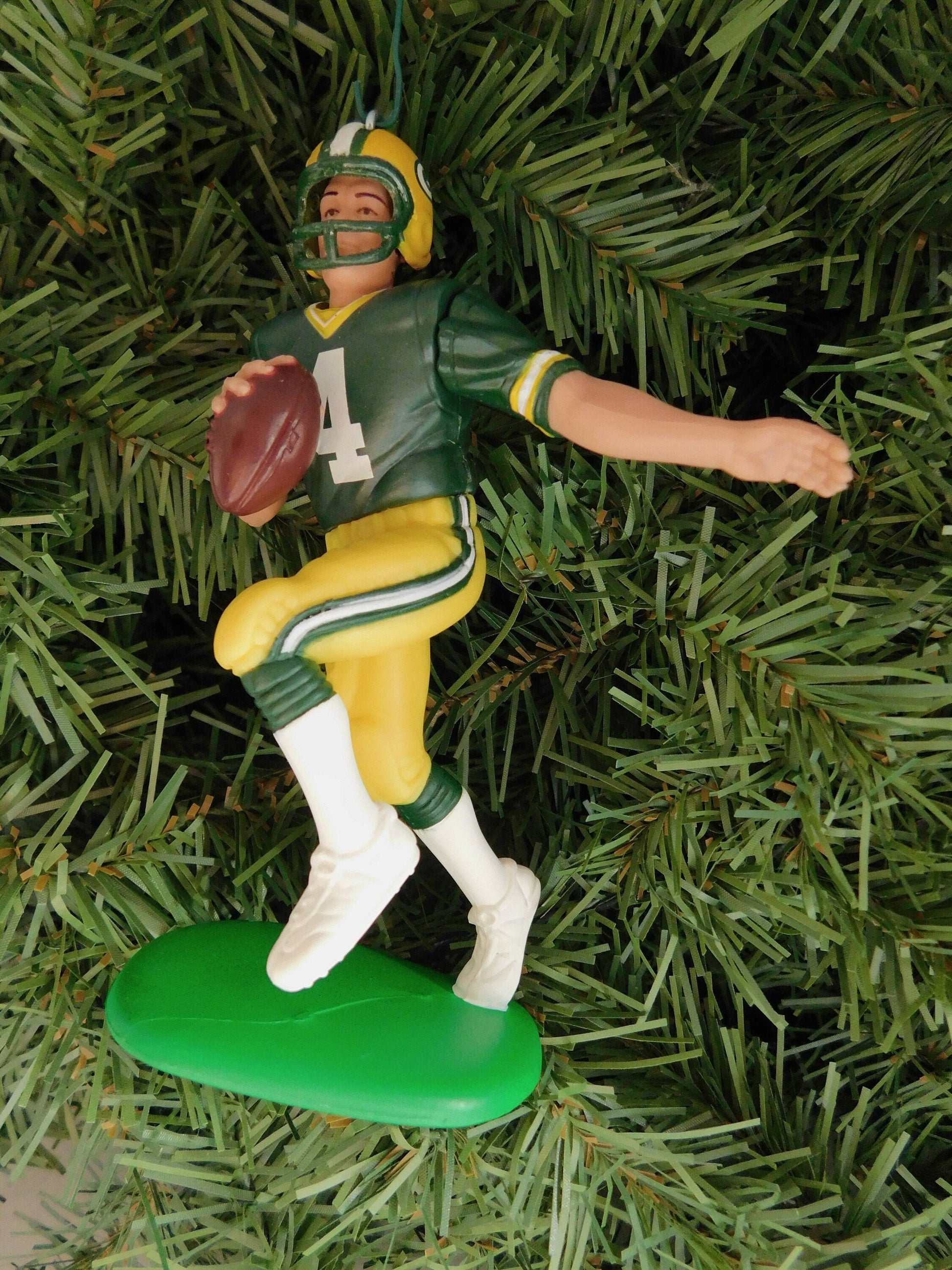 Brett Favre GREEN BAY PACKERS Christmas tree ornament xmas nfl football unique gift idea