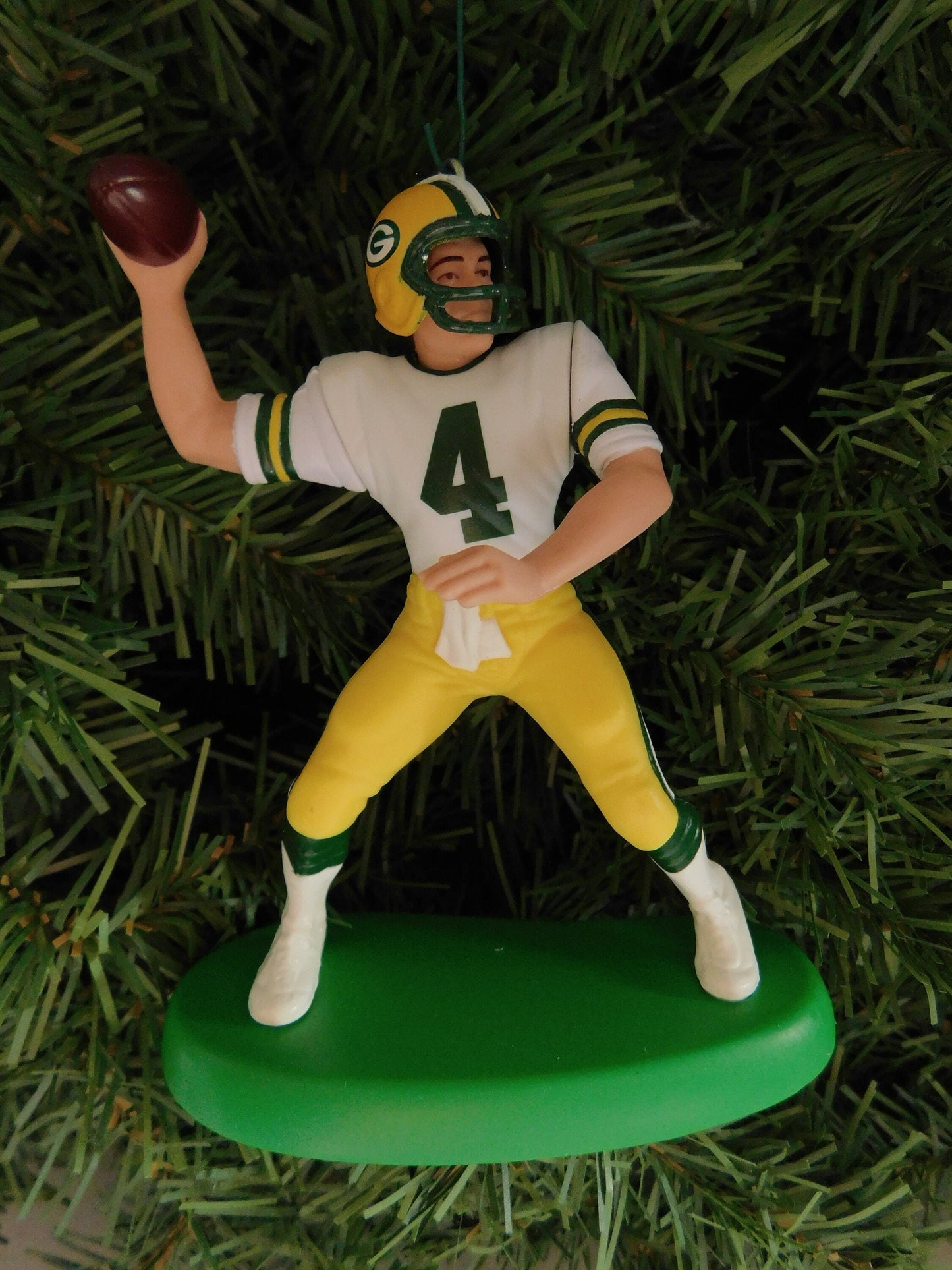 Brett Favre GREEN BAY PACKERS Christmas tree ornament xmas nfl football unique gift idea