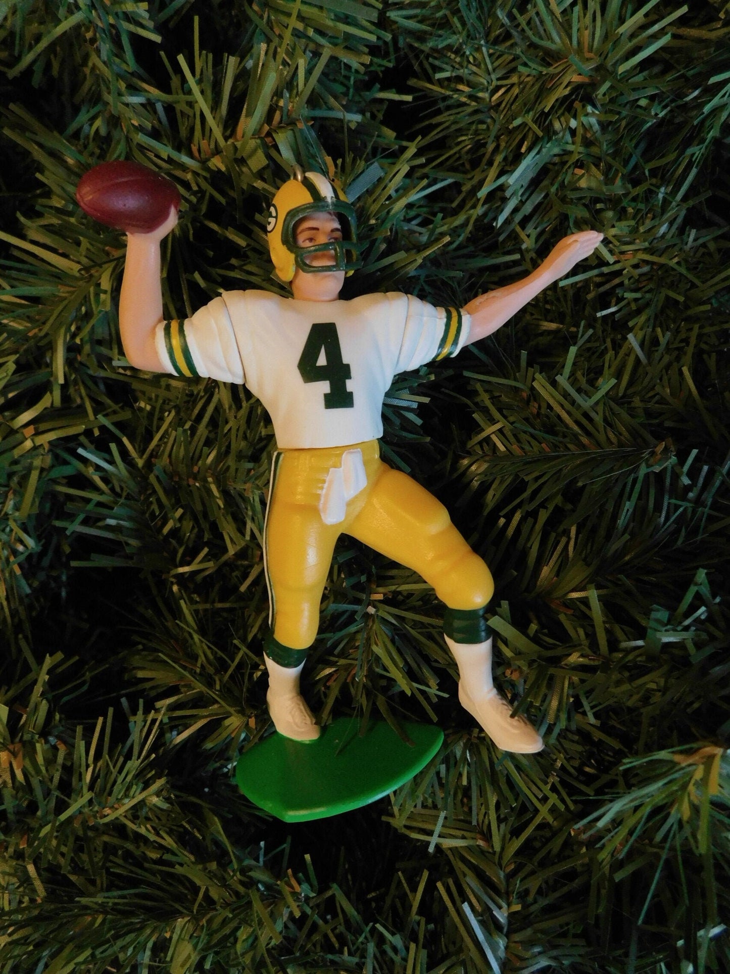 Brett Favre GREEN BAY PACKERS Christmas tree ornament xmas nfl football unique gift idea