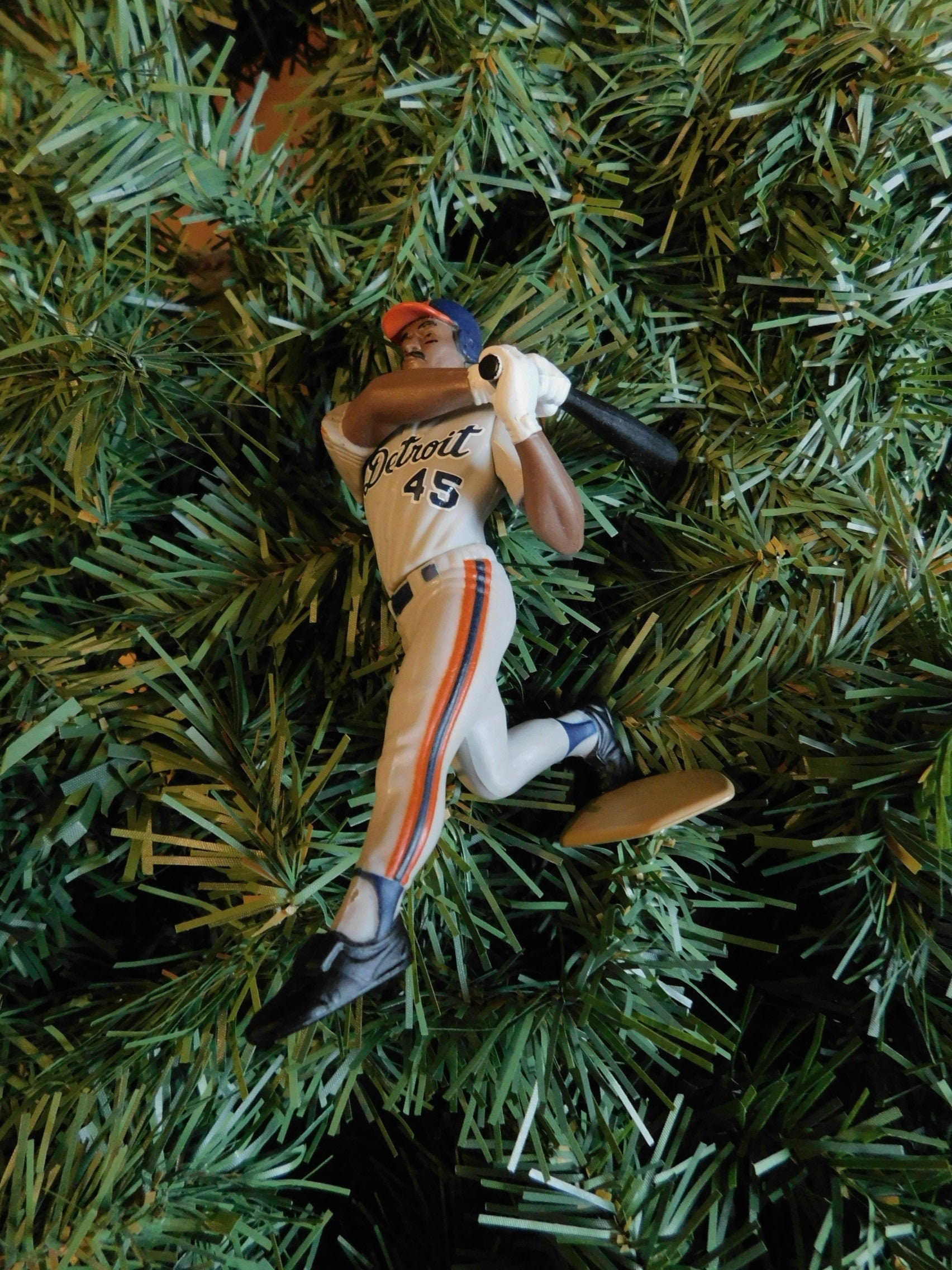 DETROIT TIGERS Christmas tree ornament Cecil Fielder/Matt Nokes/Mickey Tettleton mlb baseball xmas figure unique gift idea