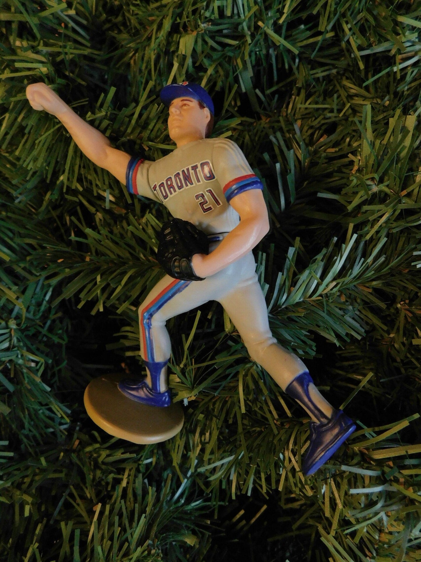 TORONTO BLUE JAYS Christmas tree ornaments Roger Clemens/Joe Carter/Carlos Delgado/George Bell/David Cone/Juan Guzman mlb baseball