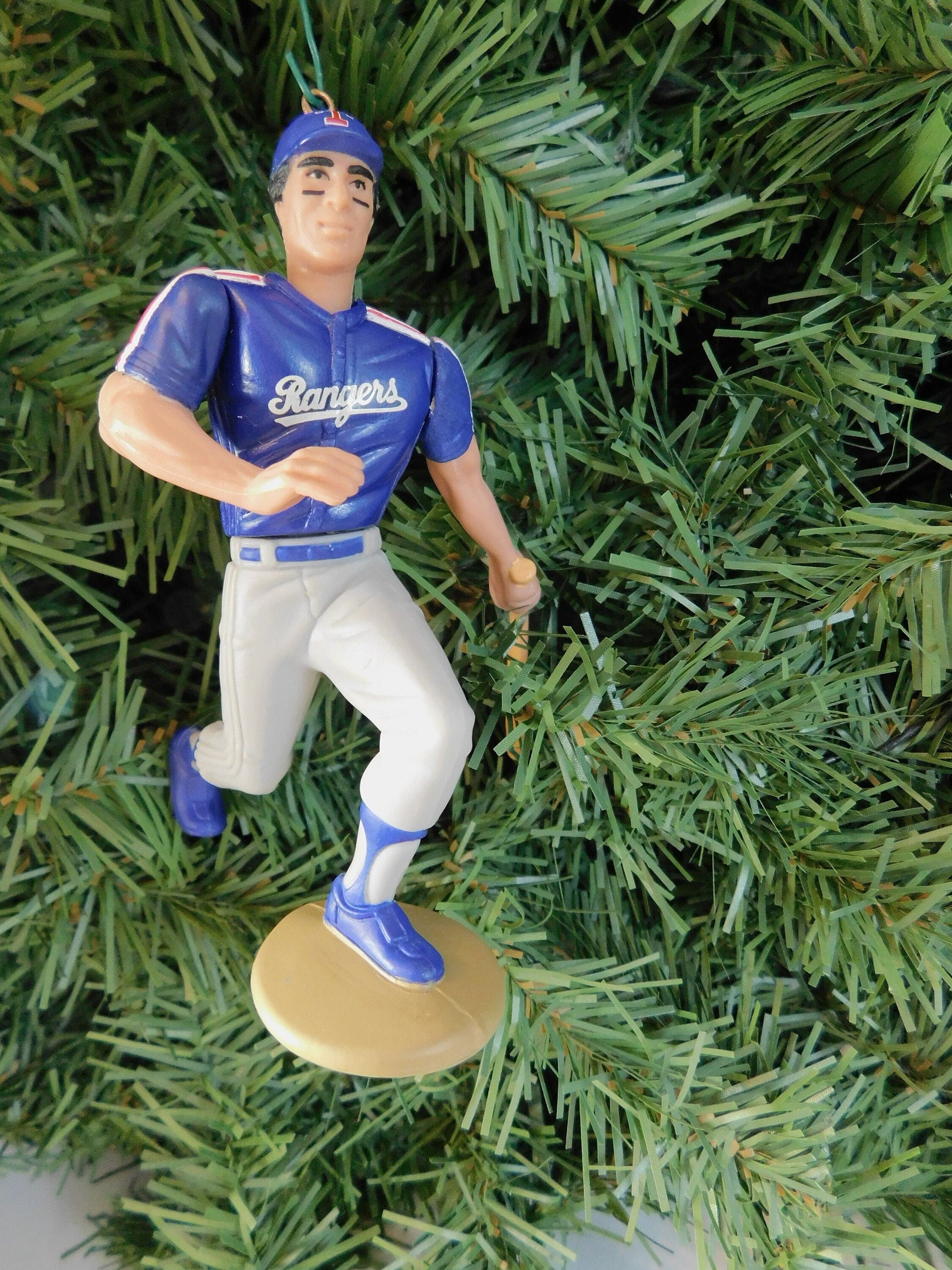 TEXAS RANGERS Christmas ornament Juan Gonzalez/Jose Canseco/Kevin Brown MLB baseball xmas tree figure unique gift idea Ranger ornament