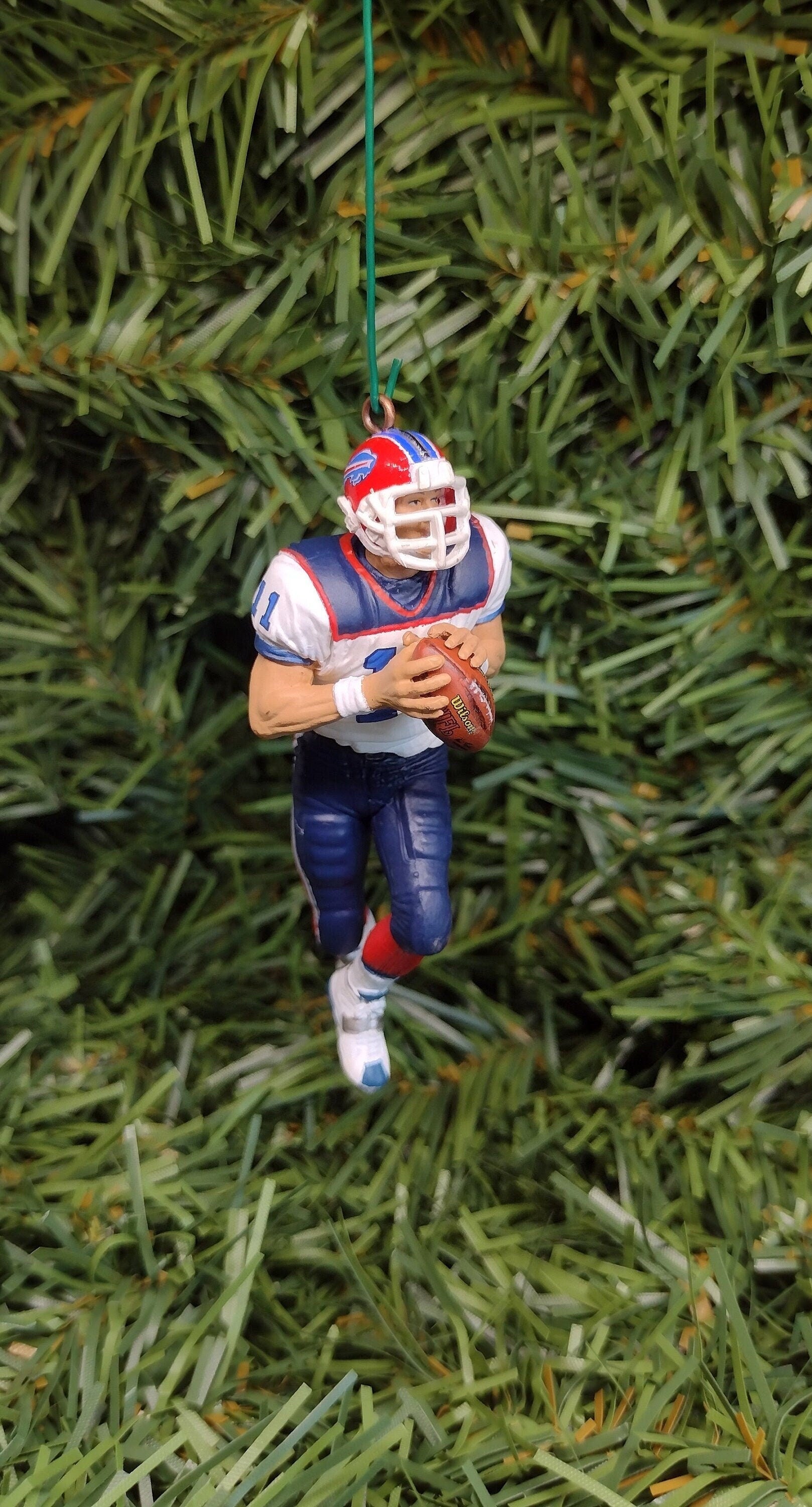 Buffalo Bills Ornament Christmas Gift Idea Bryce Paup-Chris Spielman-Quinn Early-Drew Bledsoe-Stevie Johnson Unique Xmas Tree Decoration NFL