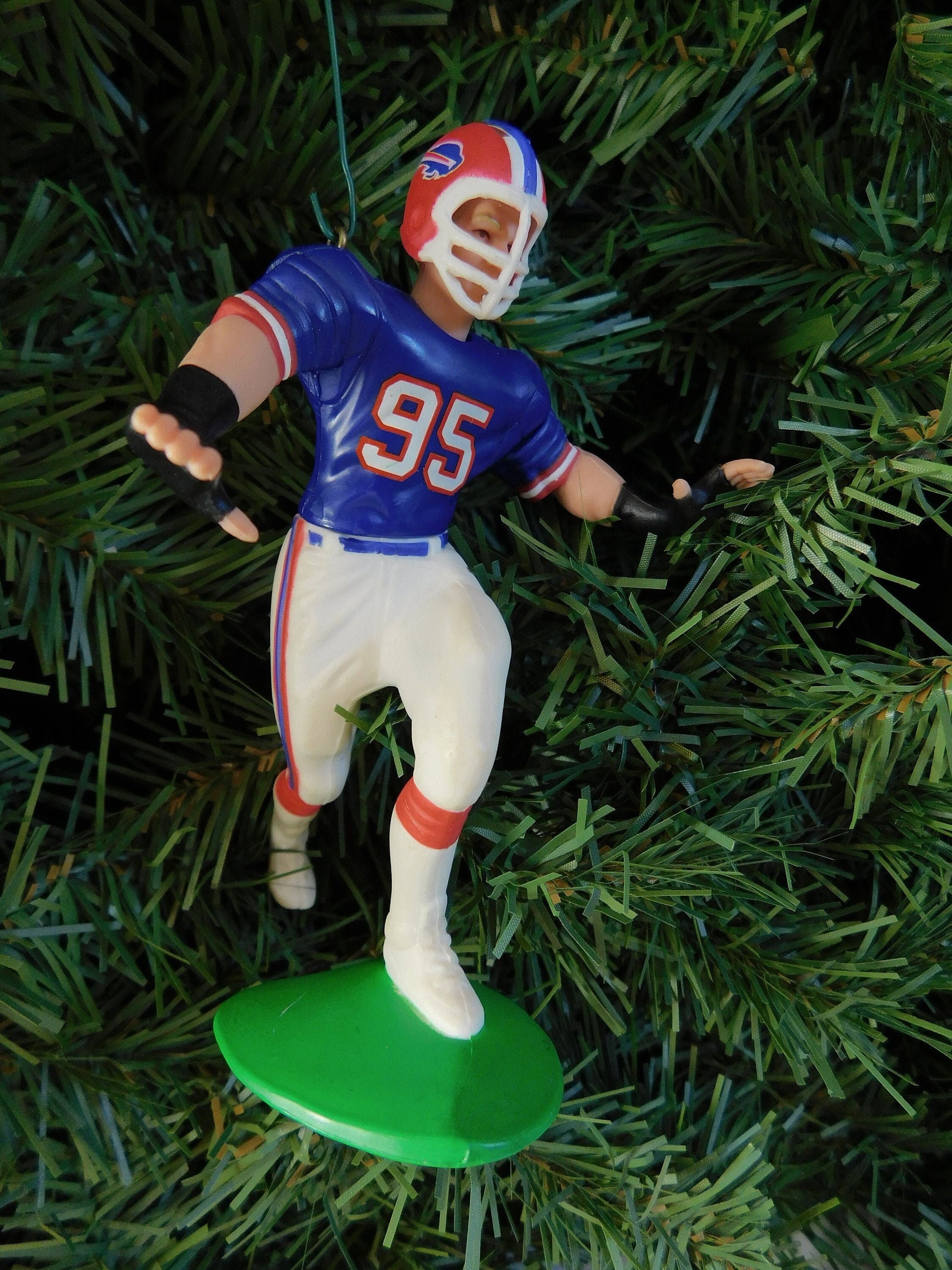 Buffalo Bills Ornament Christmas Gift Idea Bryce Paup-Chris Spielman-Quinn Early-Drew Bledsoe-Stevie Johnson Unique Xmas Tree Decoration NFL