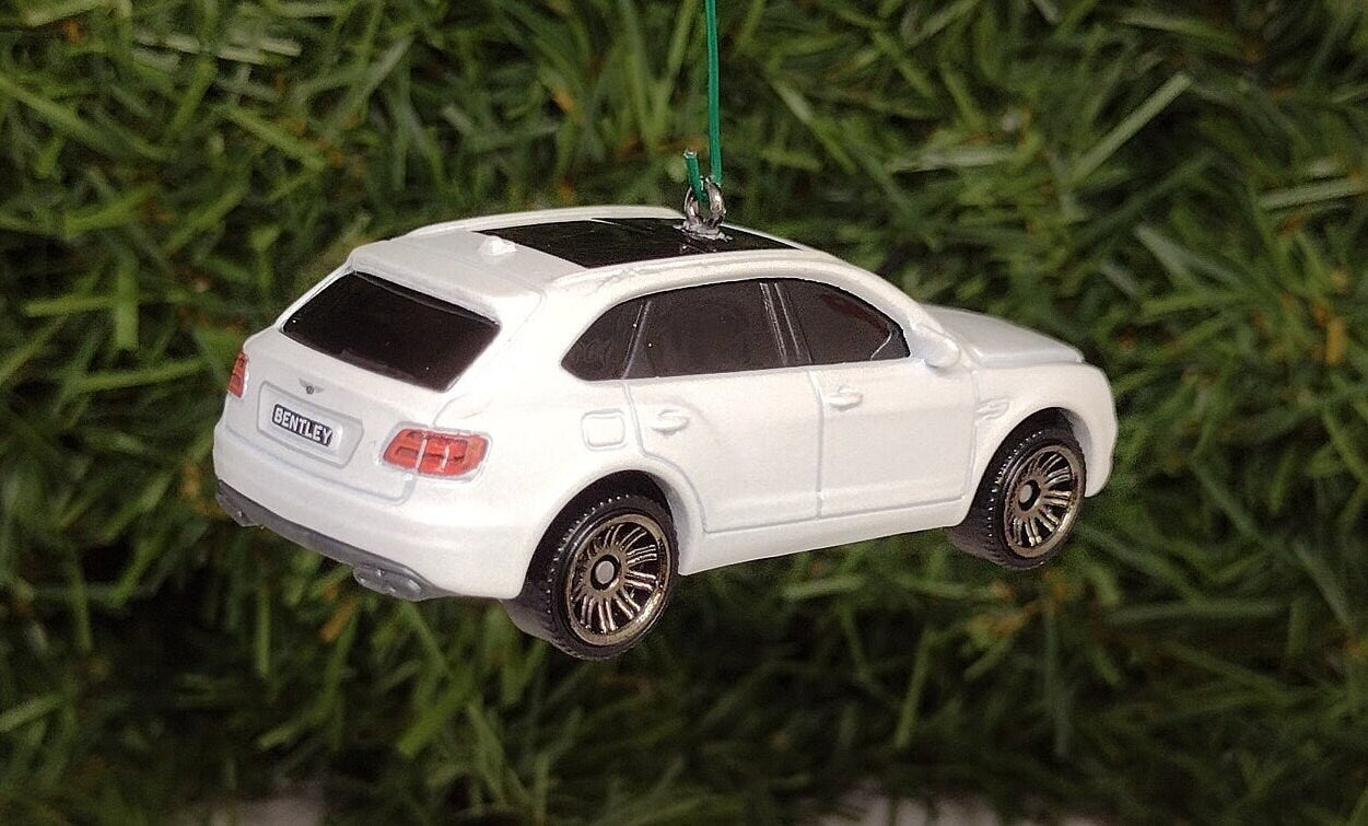 Bentley Bentayga 2018 Christmas tree ornament fun automotive gift for car enthusiast /man cave tree unique xmas idea