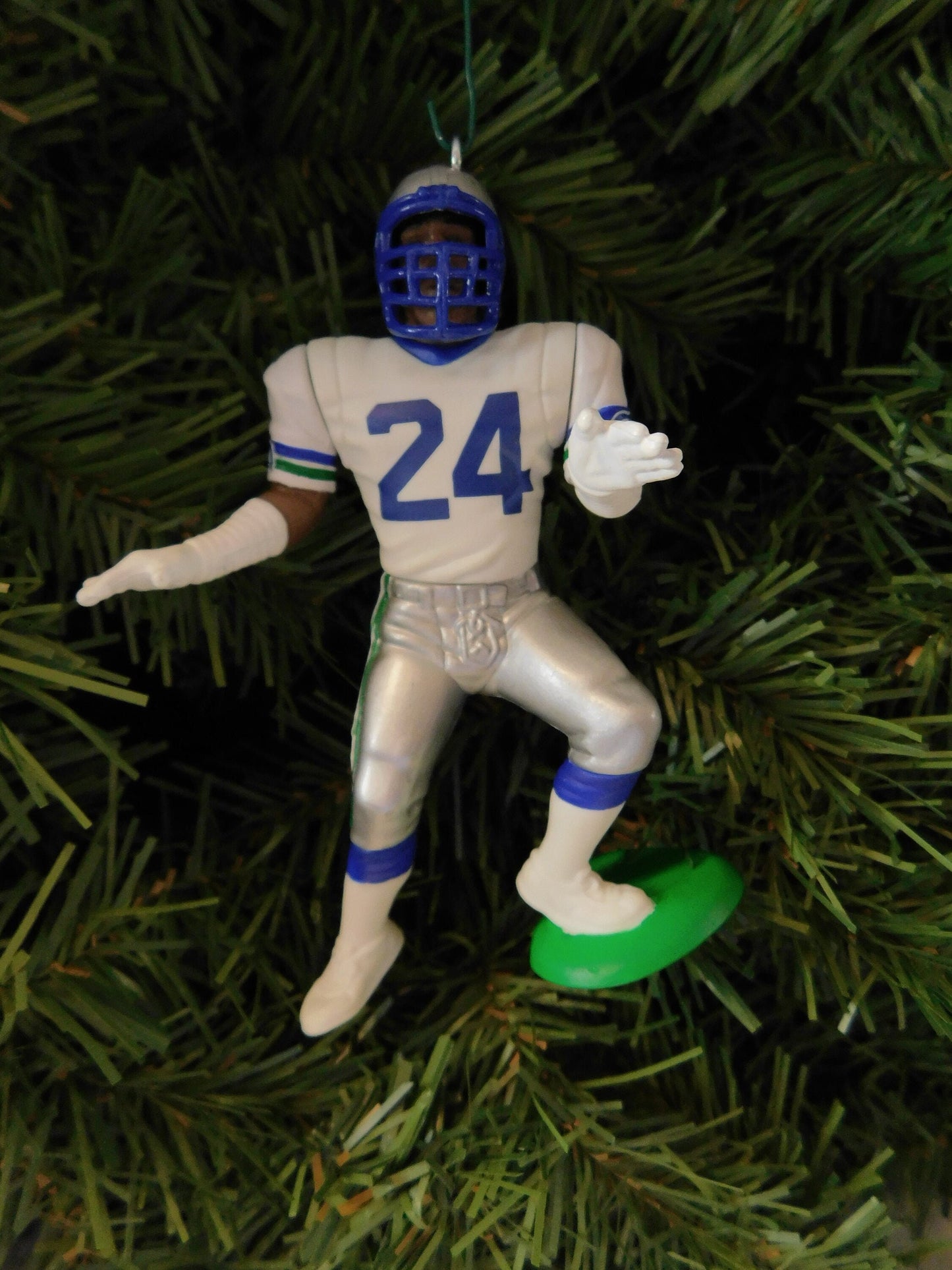 Ricky Watters/Joey Galloway/Rick Mirer SEATTLE SEAHAWKS Christmas tree ornament nfl football xmas figure unique gift idea