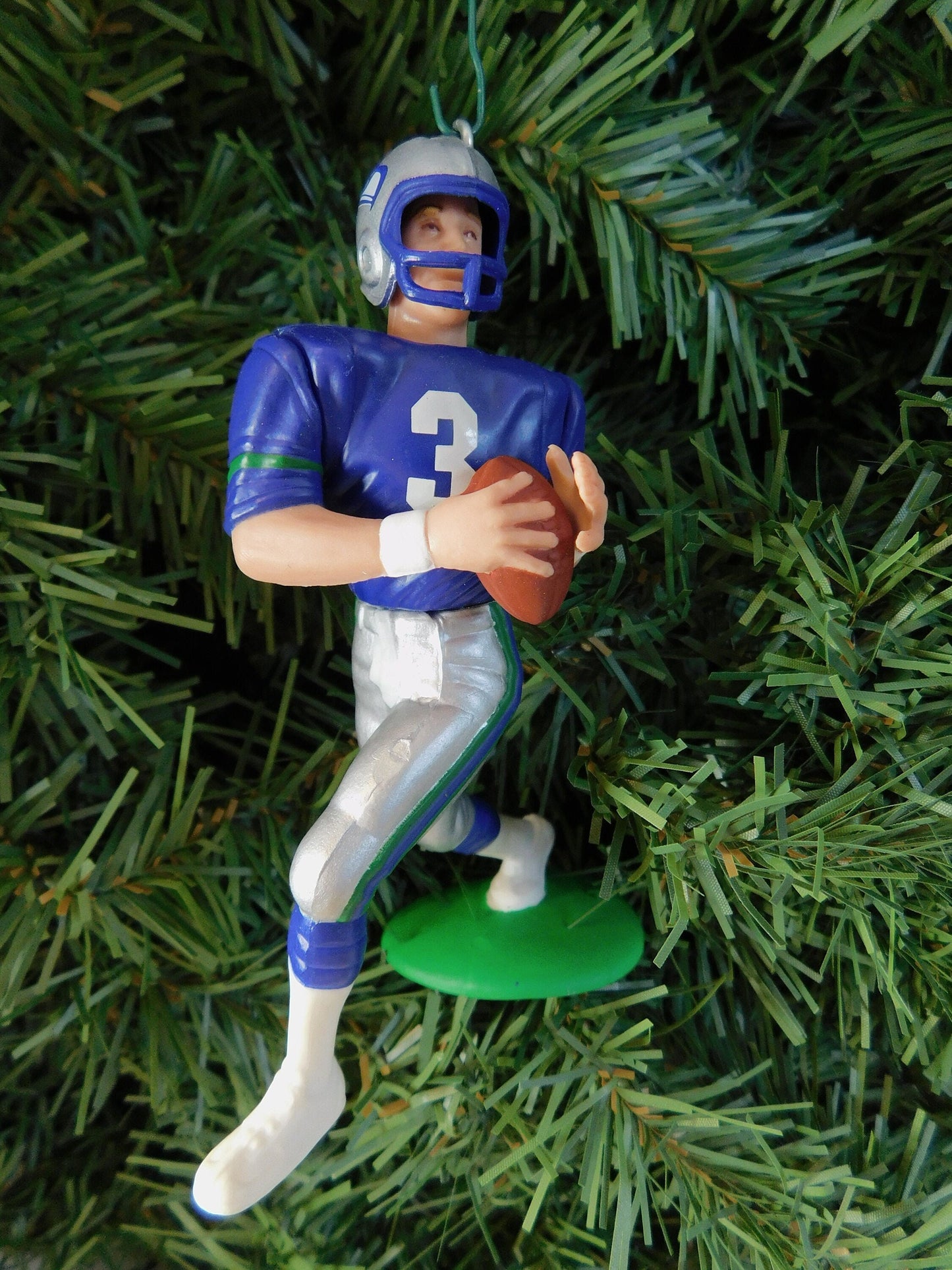 Ricky Watters/Joey Galloway/Rick Mirer SEATTLE SEAHAWKS Christmas tree ornament nfl football xmas figure unique gift idea