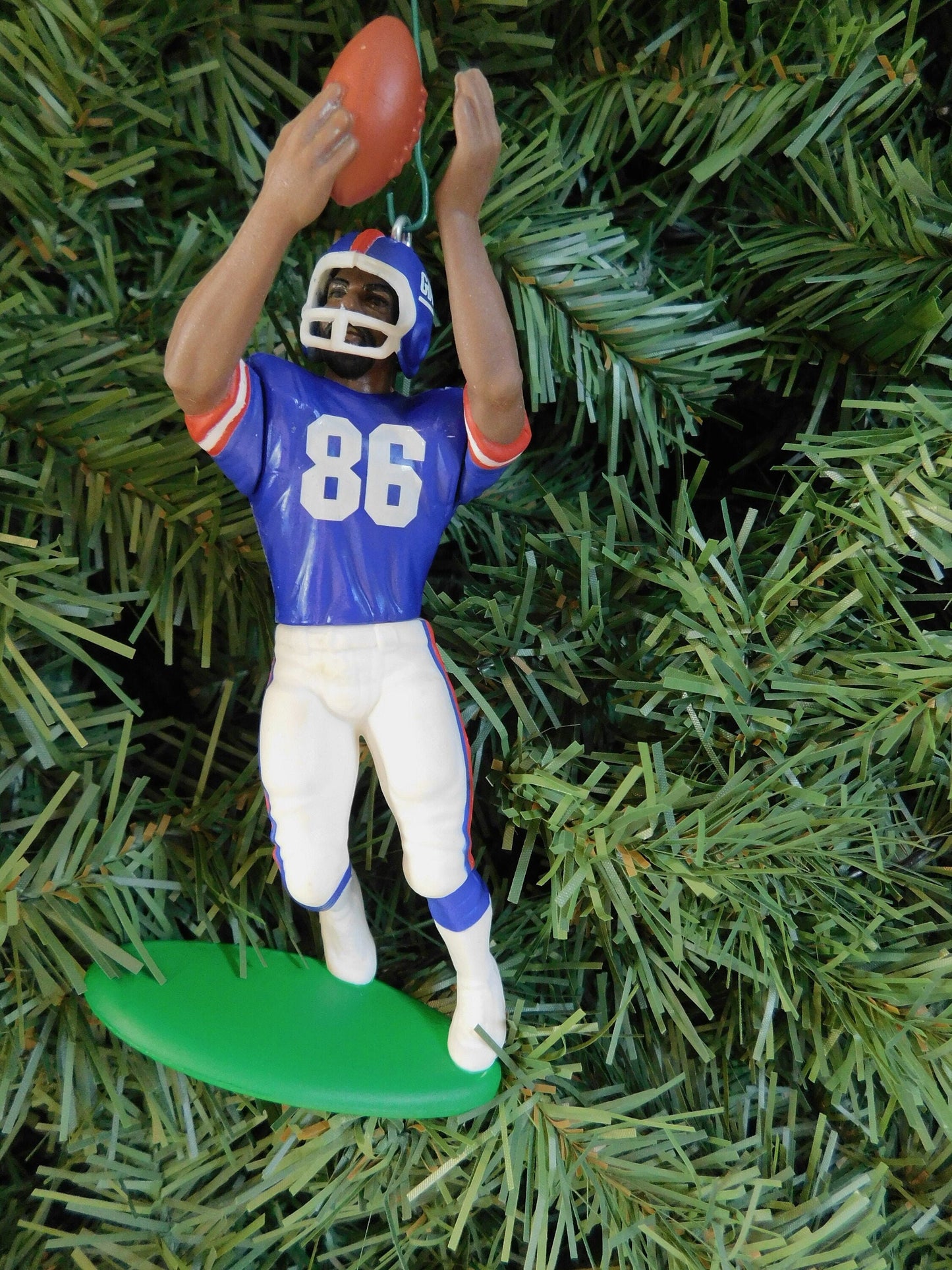 Choice of NEW YORK GIANTS Rodney Hampton/Lionel Manuel/Tyrone Wheatley Christmas Ornament xmas nfl football figure