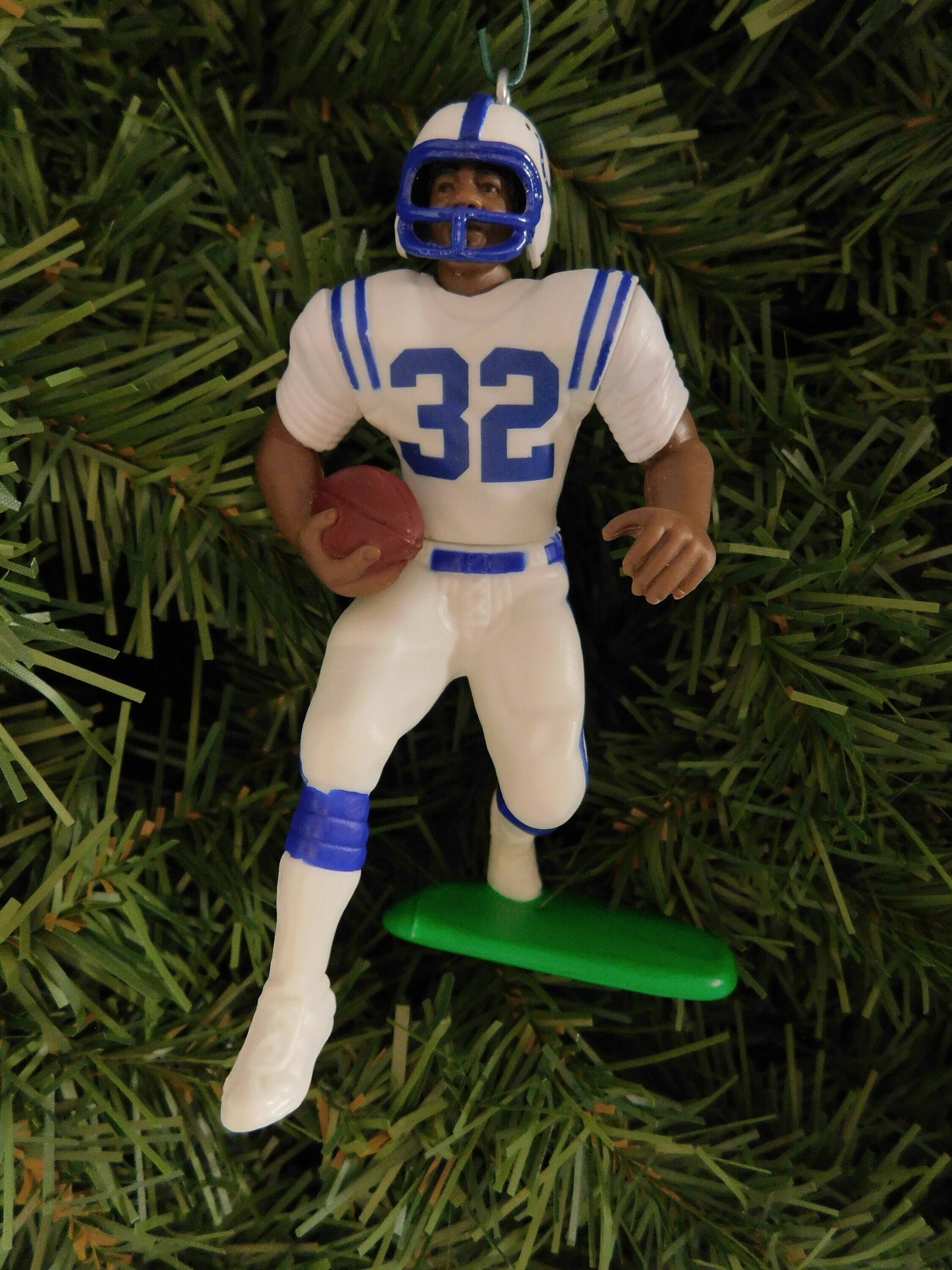 INDIANAPOLIS COLTS Christmas tree ornaments Marshall Faulk/Edgerrin James/Jim Harbaugh xmas NFL football figure unique gift idea