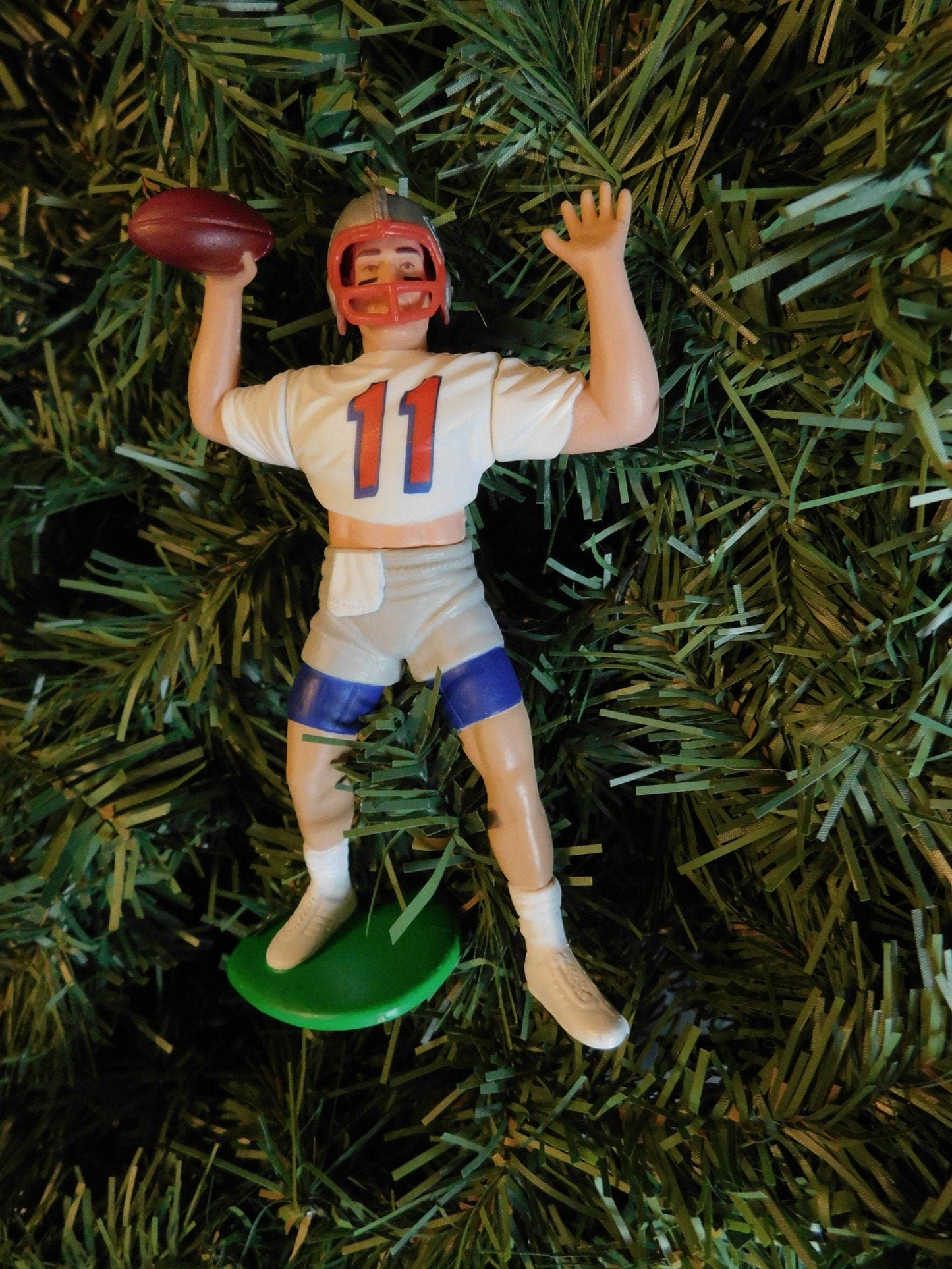 Drew Bledsoe NEW ENGLAND PATRIOTS Christmas tree Ornament xmas nfl football figure unique gift