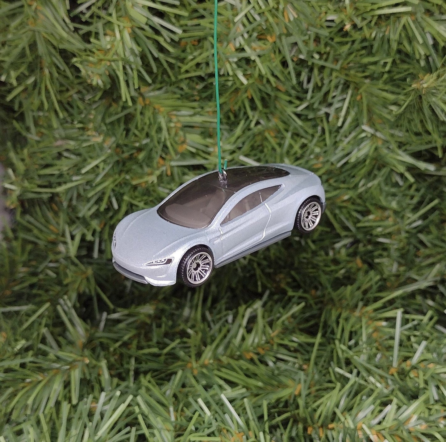 Tesla Roadster Ornament Christmas Gift Unique Car Xmas Tree Decoration