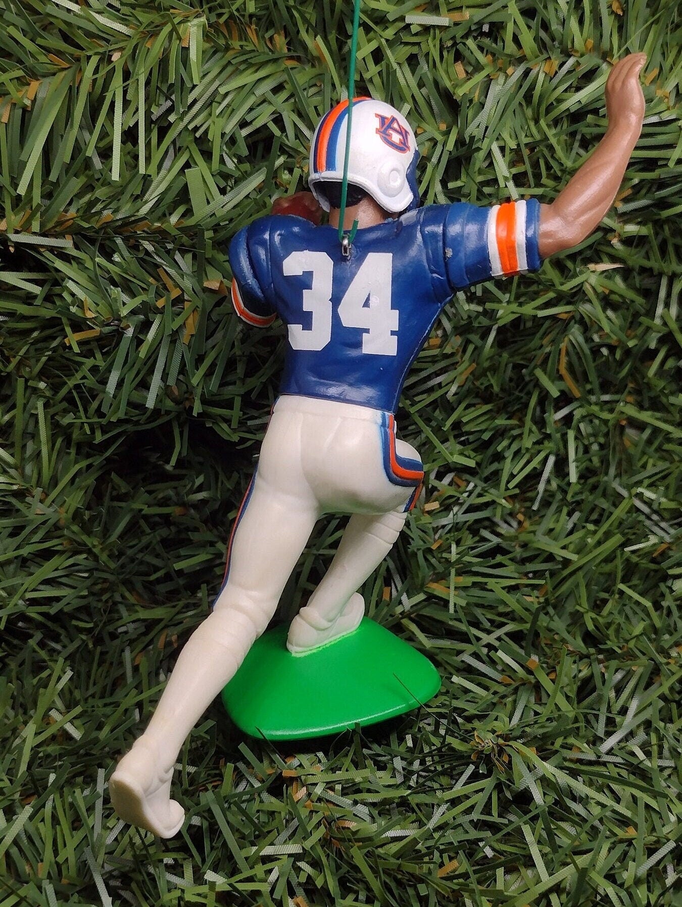 Bo Jackson AUBURN TIGERS Christmas tree ornament xmas ncaa football figure unique gift idea Heisman winner