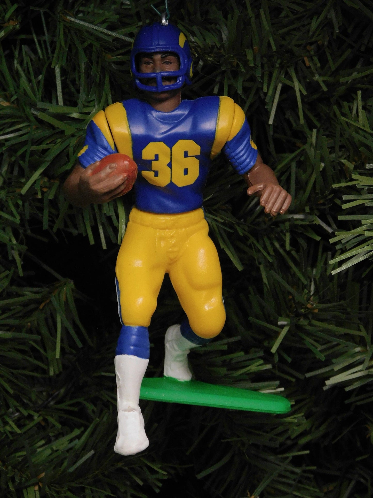 LOS ANGELES RAMS Ornament Christmas Tree Decoration Jerome Bettis Nfl Football Unique Gift Idea